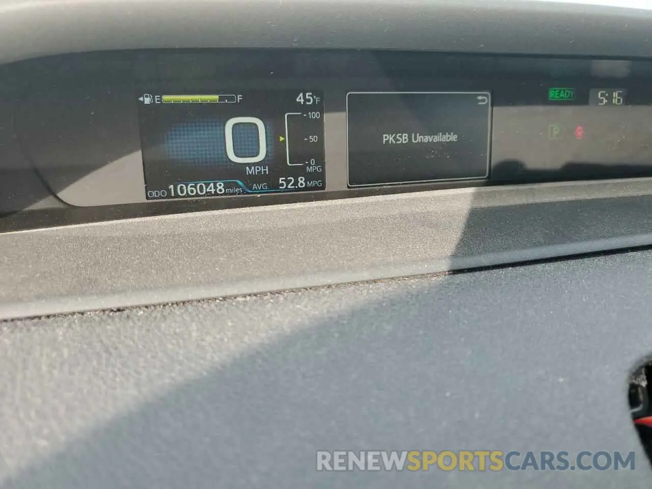 9 fotografías del automóvil dañado JTDKAMFU9M3140009 TOYOTA PRIUS 2021