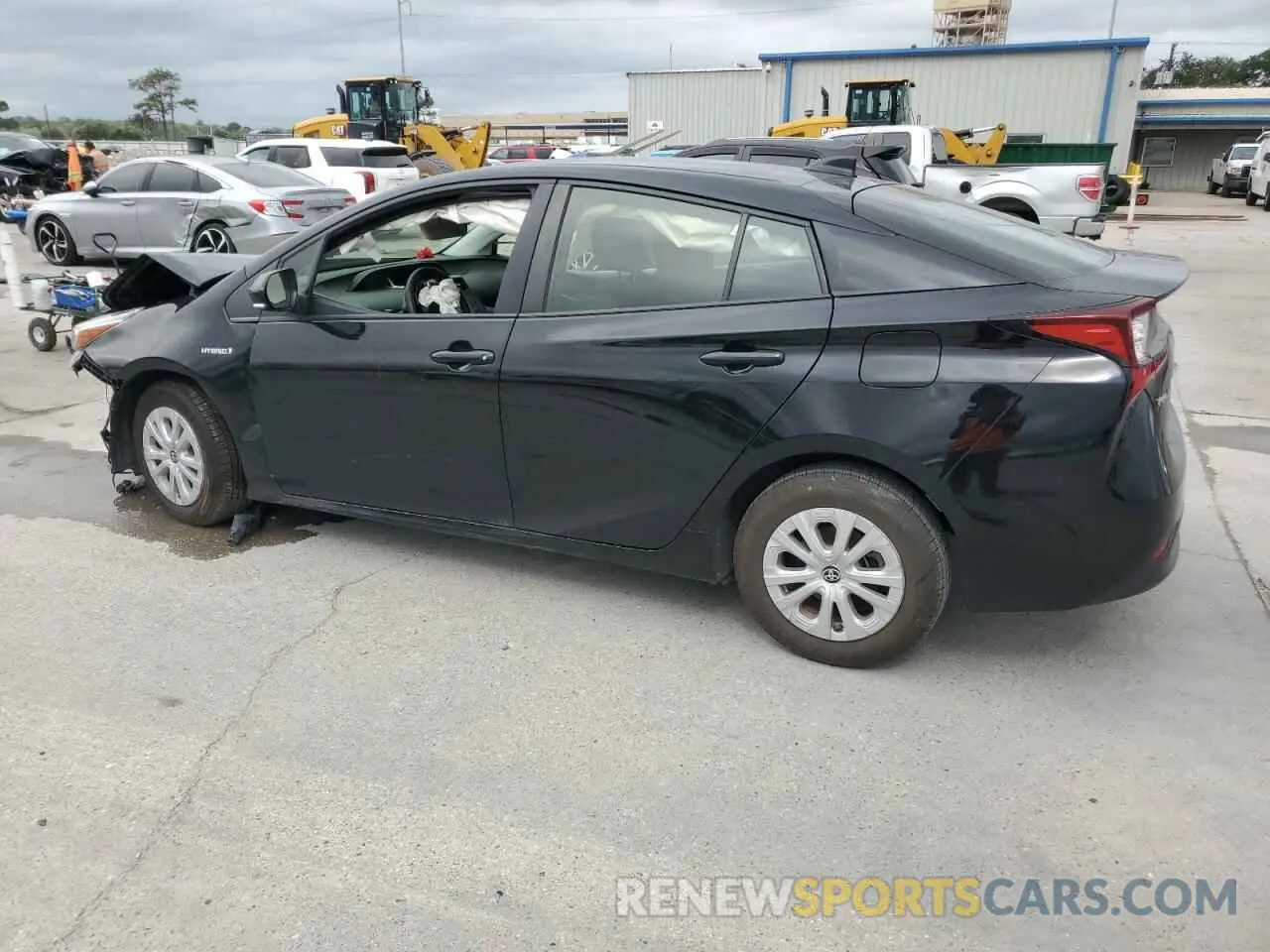 2 fotografías del automóvil dañado JTDKAMFU9M3140754 TOYOTA PRIUS 2021