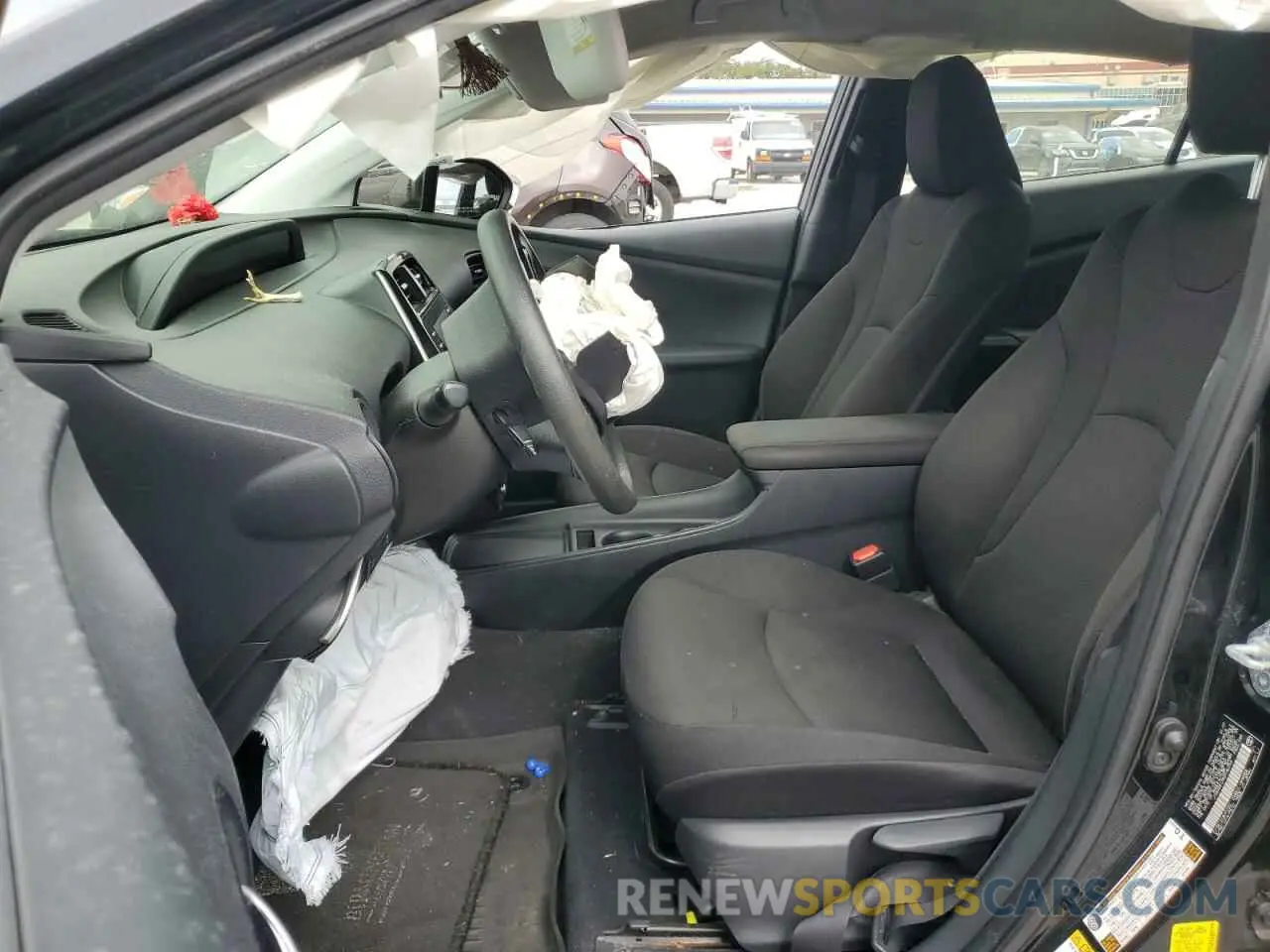 7 fotografías del automóvil dañado JTDKAMFU9M3140754 TOYOTA PRIUS 2021
