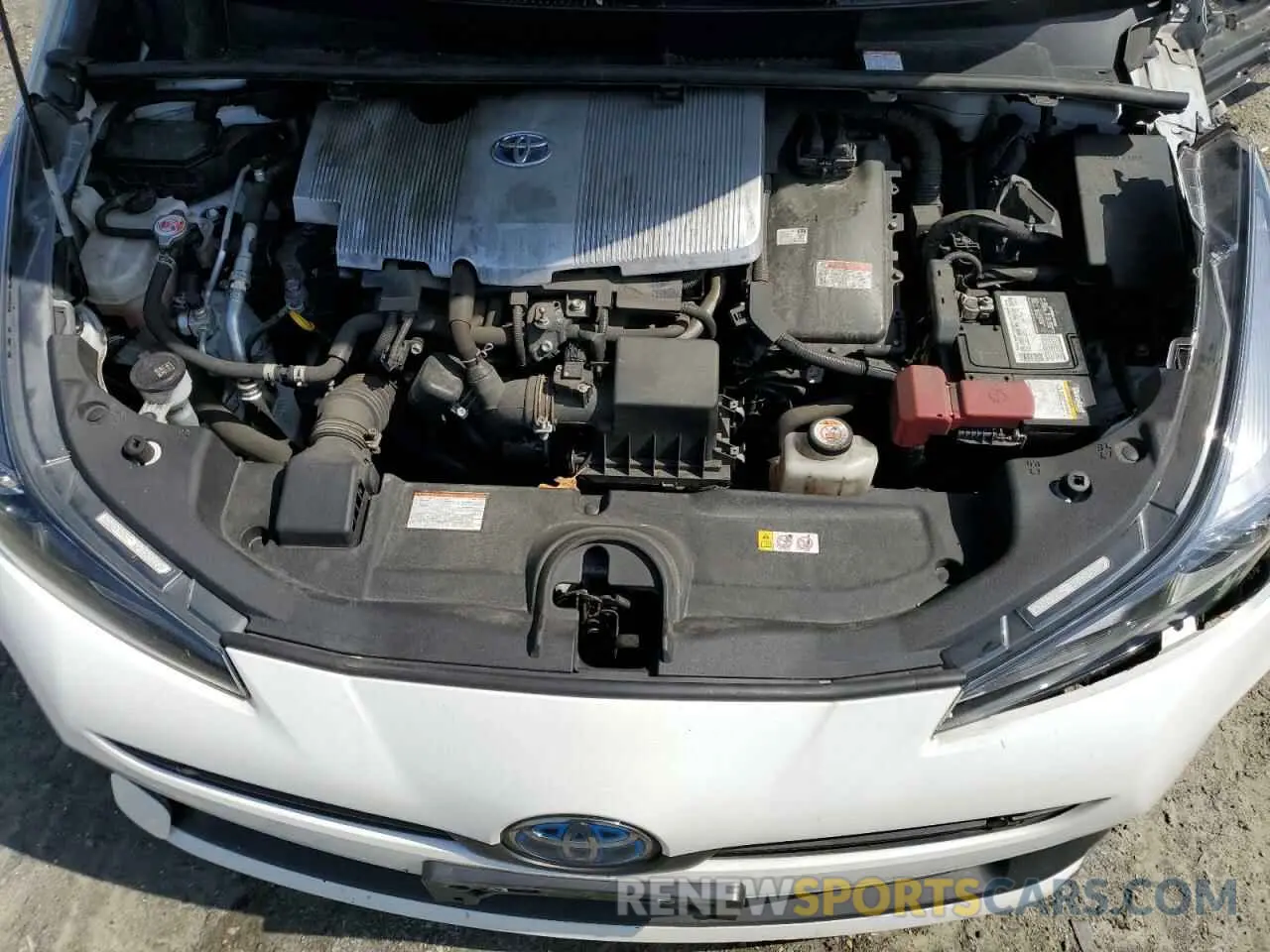 12 fotografías del automóvil dañado JTDKAMFUXM3128225 TOYOTA PRIUS 2021
