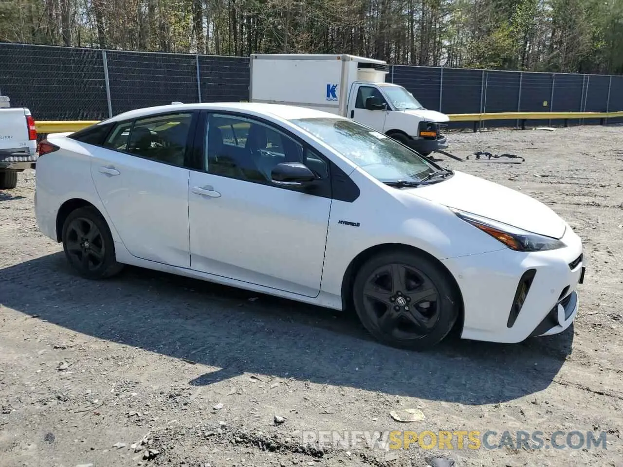 4 fotografías del automóvil dañado JTDKAMFUXM3128225 TOYOTA PRIUS 2021