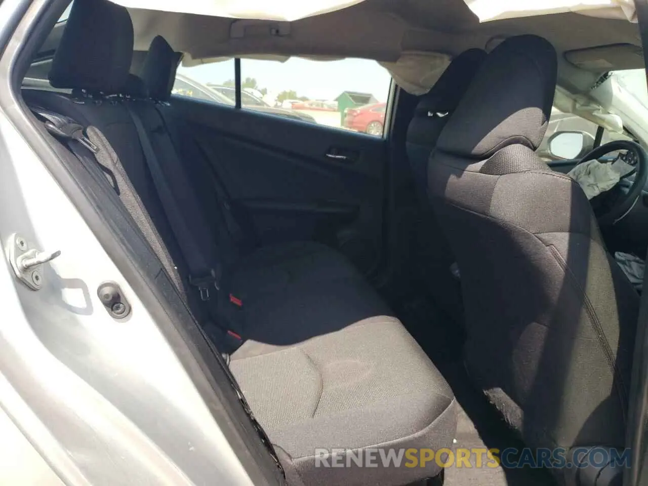 10 fotografías del automóvil dañado JTDKAMFUXM3134235 TOYOTA PRIUS 2021
