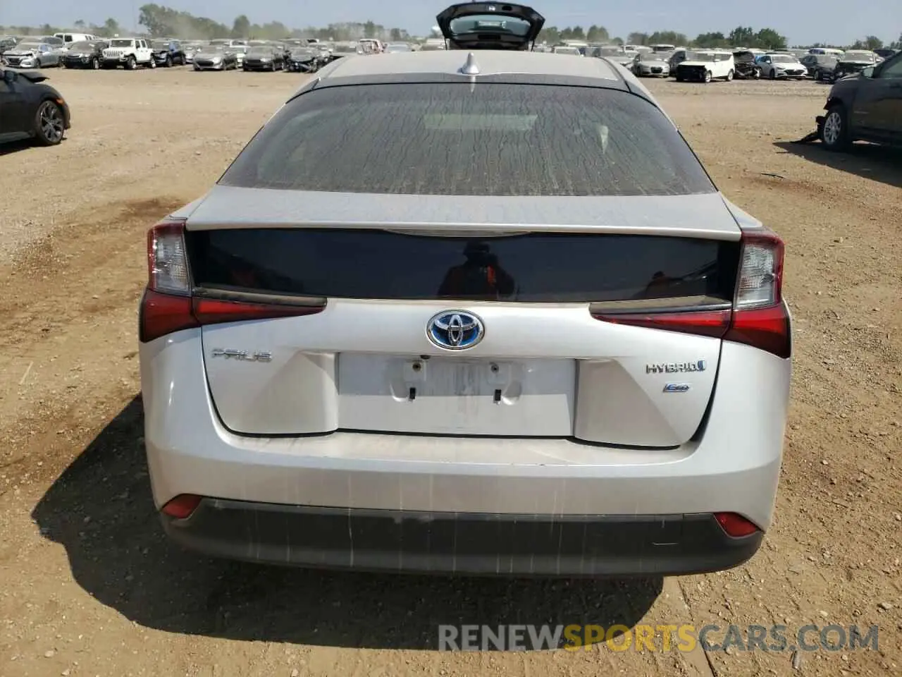 6 fotografías del automóvil dañado JTDKAMFUXM3134235 TOYOTA PRIUS 2021