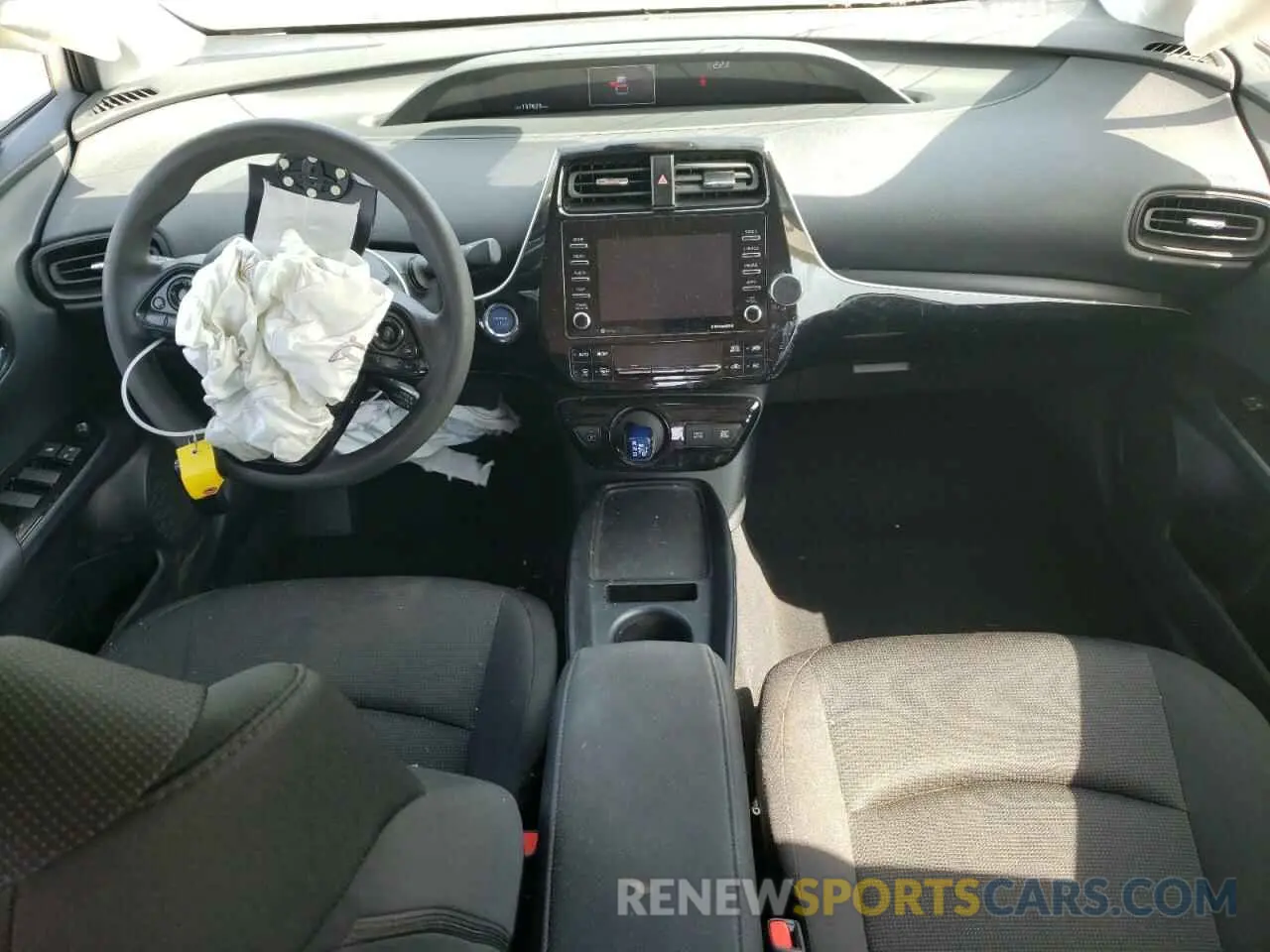 8 fotografías del automóvil dañado JTDKAMFUXM3134235 TOYOTA PRIUS 2021