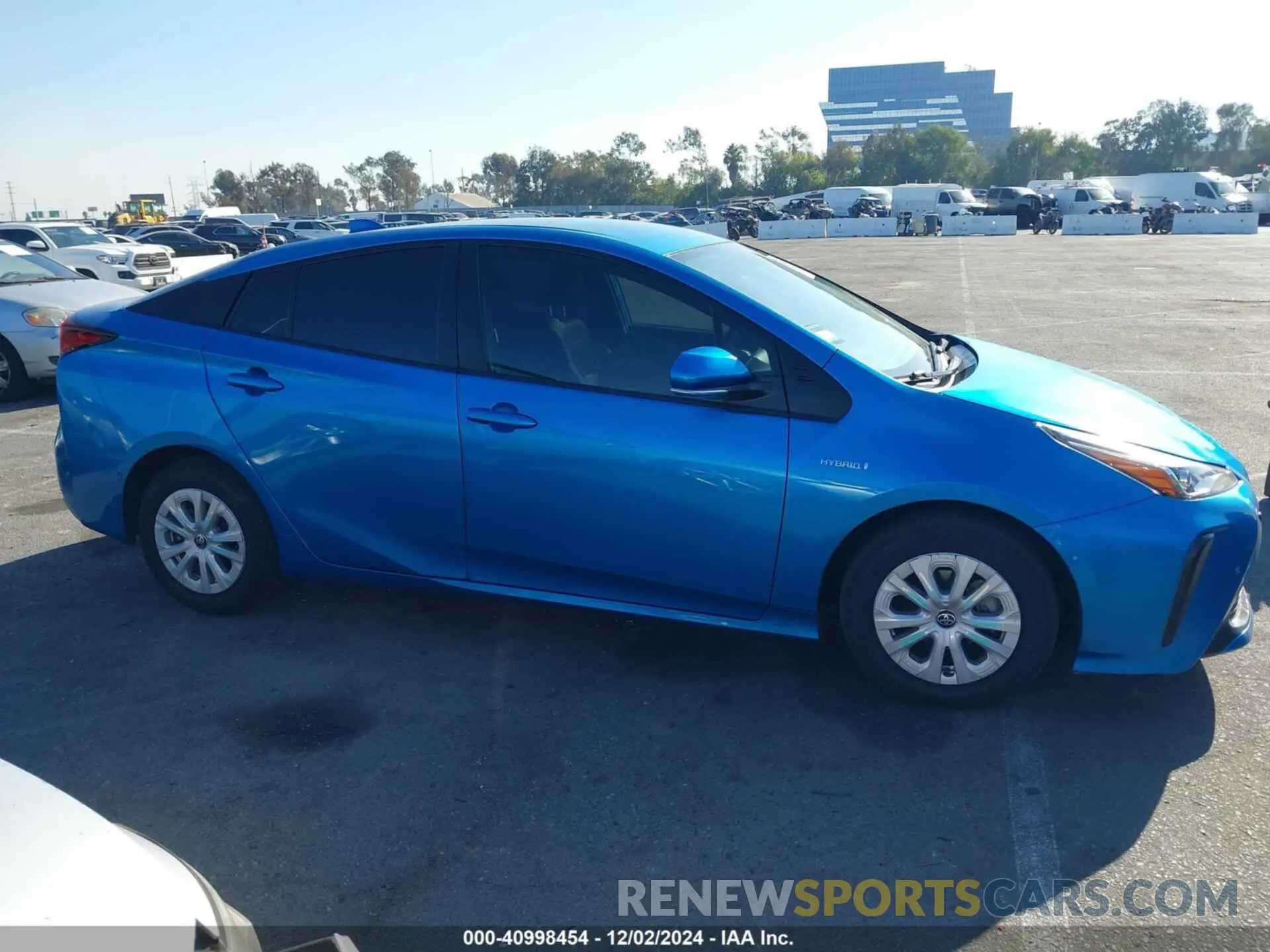 13 fotografías del automóvil dañado JTDKAMFUXM3134462 TOYOTA PRIUS 2021