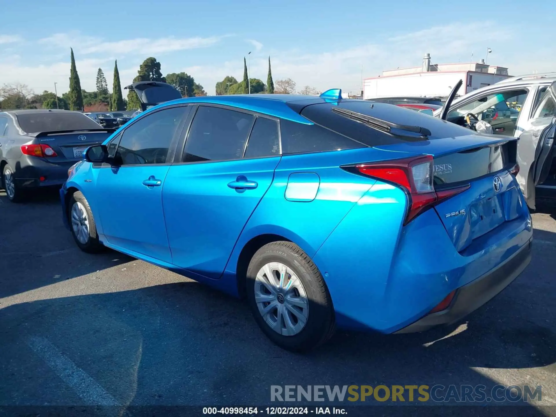 14 fotografías del automóvil dañado JTDKAMFUXM3134462 TOYOTA PRIUS 2021