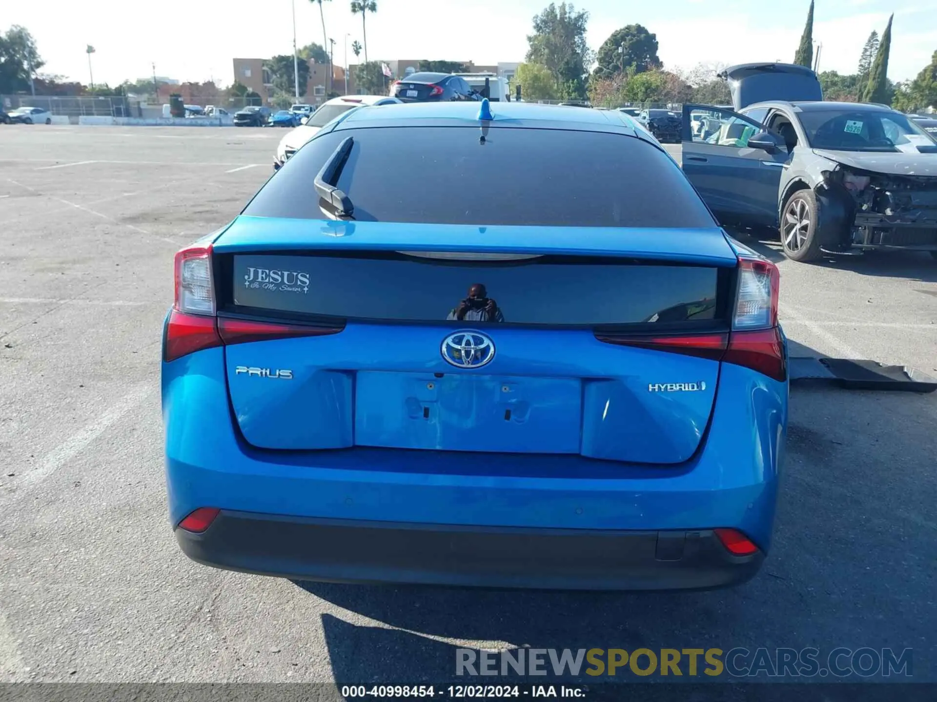 16 fotografías del automóvil dañado JTDKAMFUXM3134462 TOYOTA PRIUS 2021