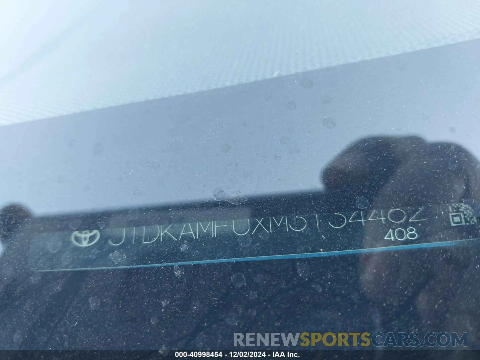 9 fotografías del automóvil dañado JTDKAMFUXM3134462 TOYOTA PRIUS 2021