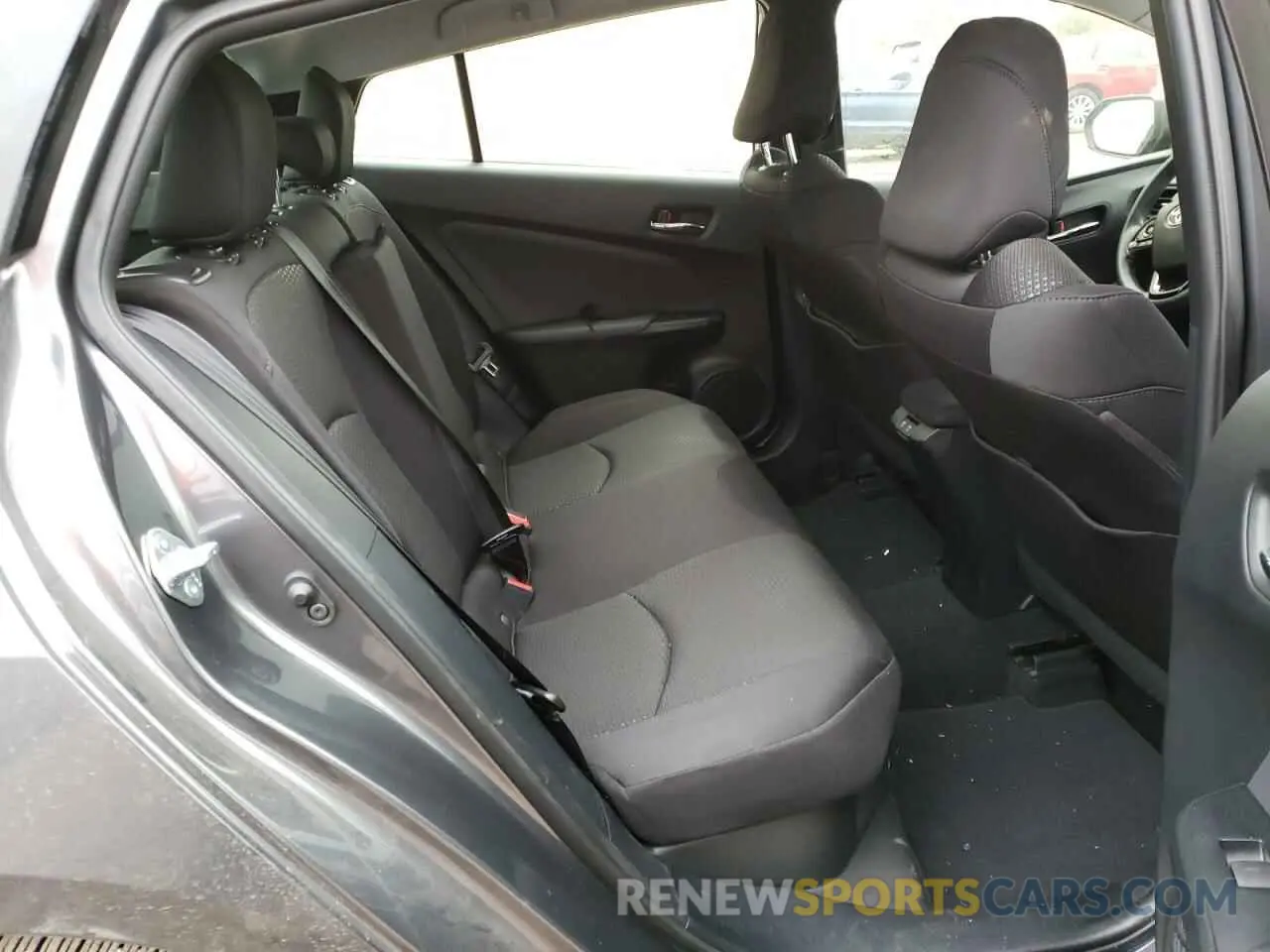 6 fotografías del automóvil dañado JTDKAMFUXM3138009 TOYOTA PRIUS 2021