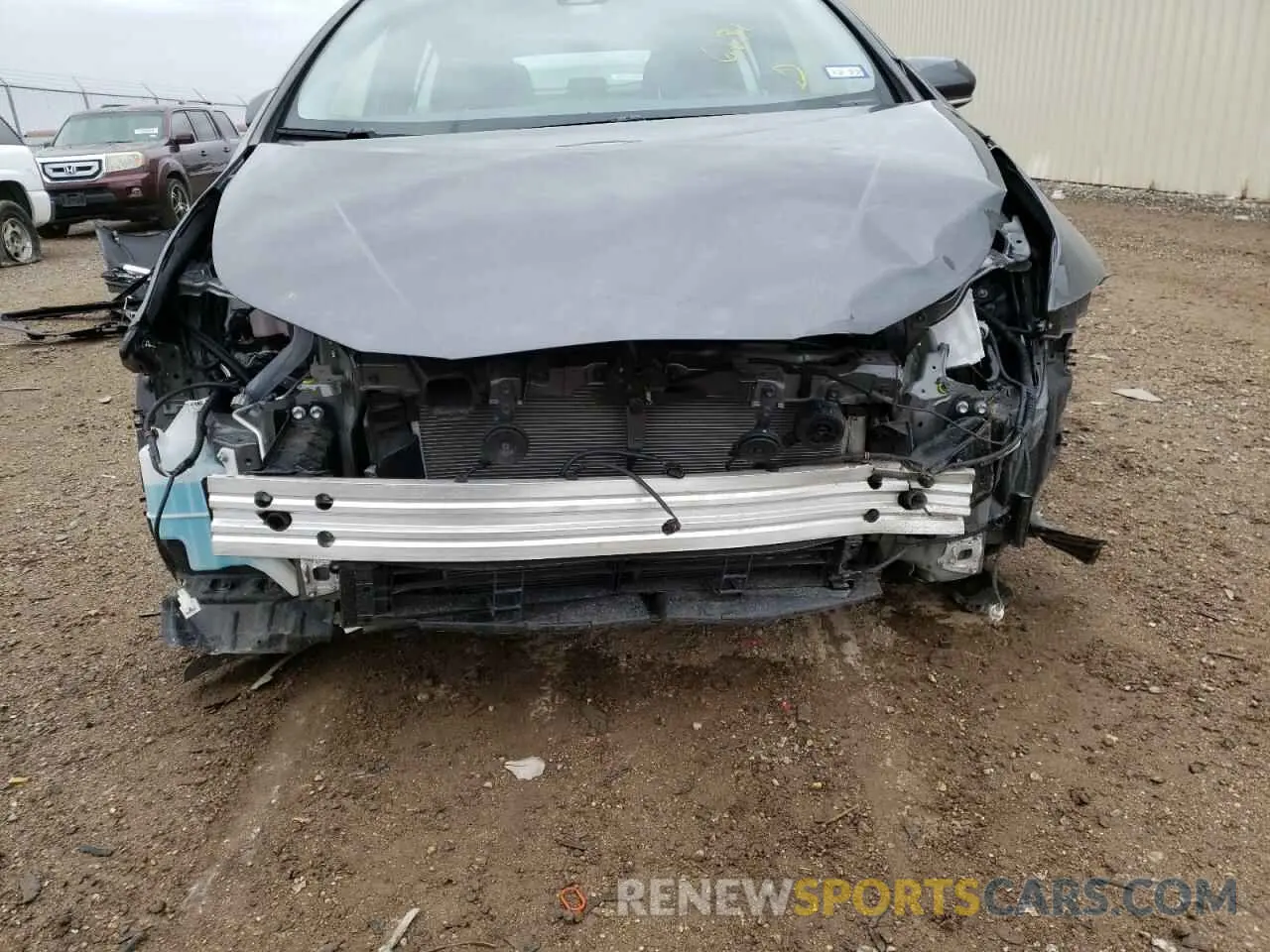 9 fotografías del automóvil dañado JTDKAMFUXM3138009 TOYOTA PRIUS 2021