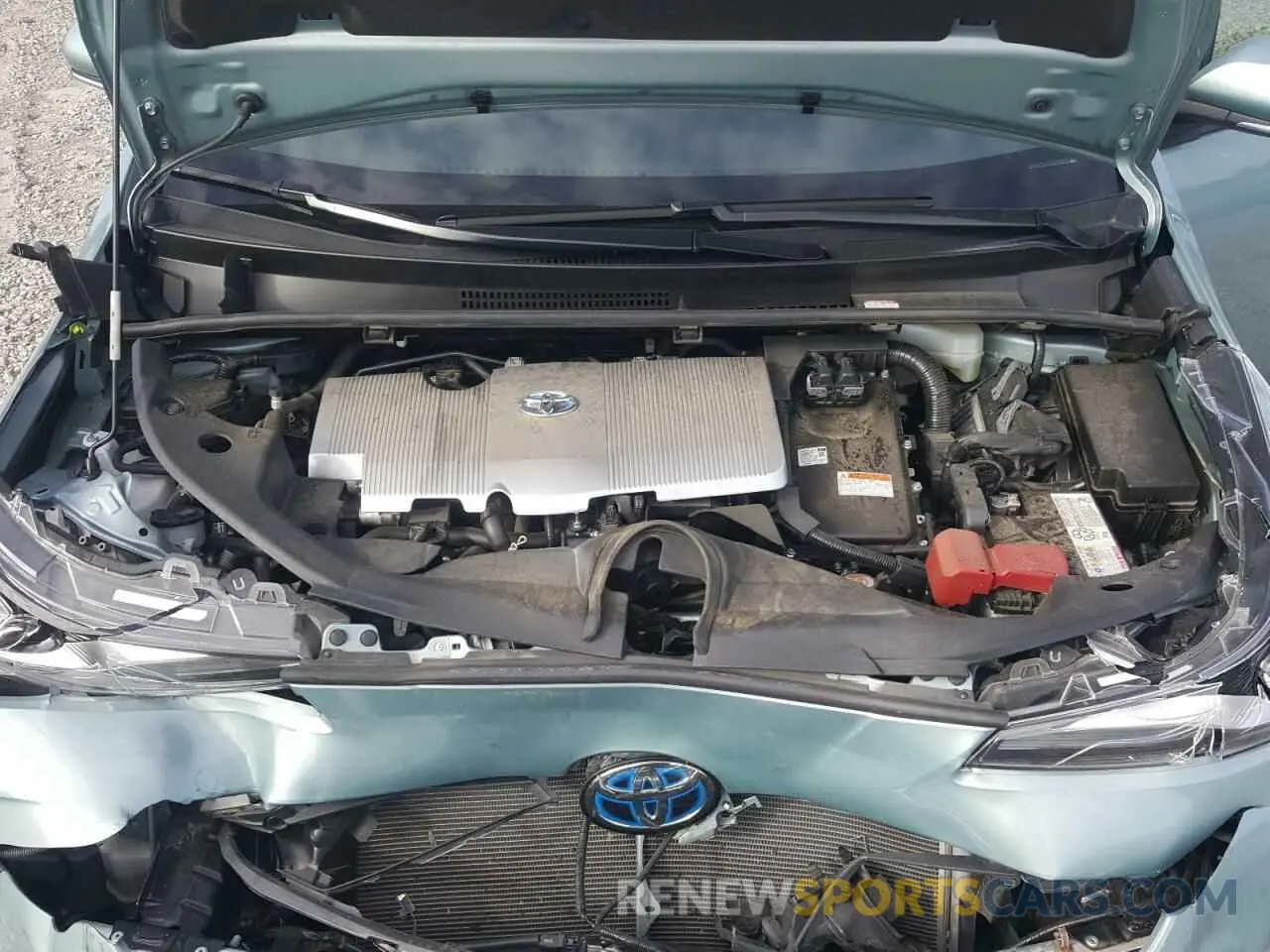 7 fotografías del automóvil dañado JTDKAMFUXM3139466 TOYOTA PRIUS 2021