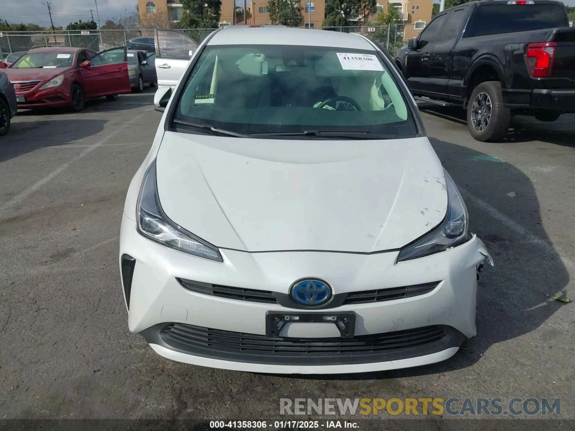 12 fotografías del automóvil dañado JTDKAMFUXM3144845 TOYOTA PRIUS 2021