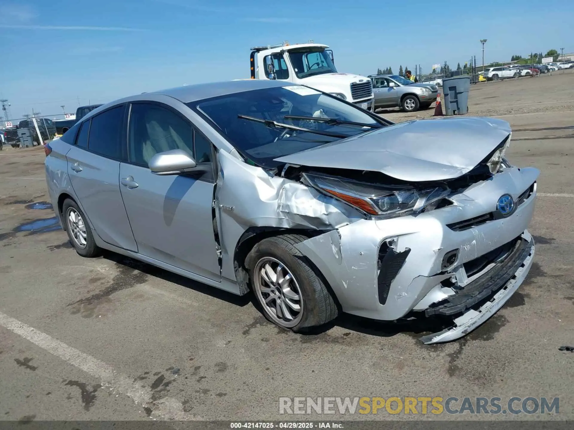 1 fotografías del automóvil dañado JTDKAMFUXM3144991 TOYOTA PRIUS 2021