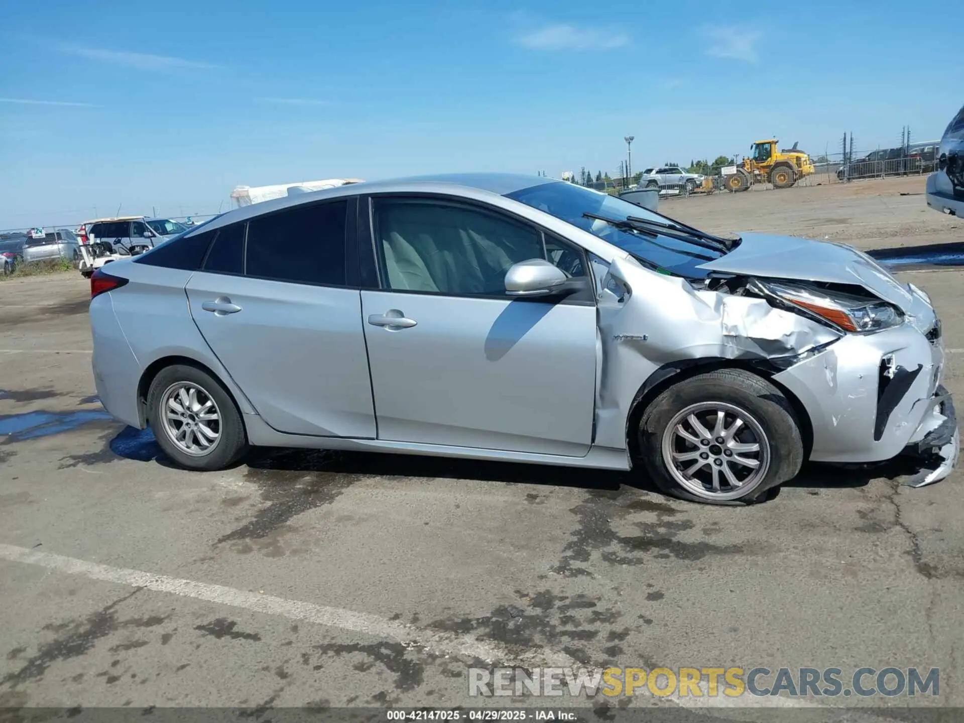 12 fotografías del automóvil dañado JTDKAMFUXM3144991 TOYOTA PRIUS 2021
