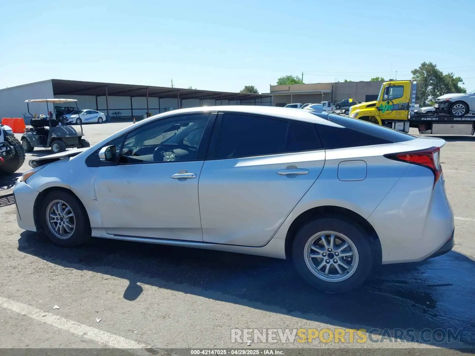 13 fotografías del automóvil dañado JTDKAMFUXM3144991 TOYOTA PRIUS 2021