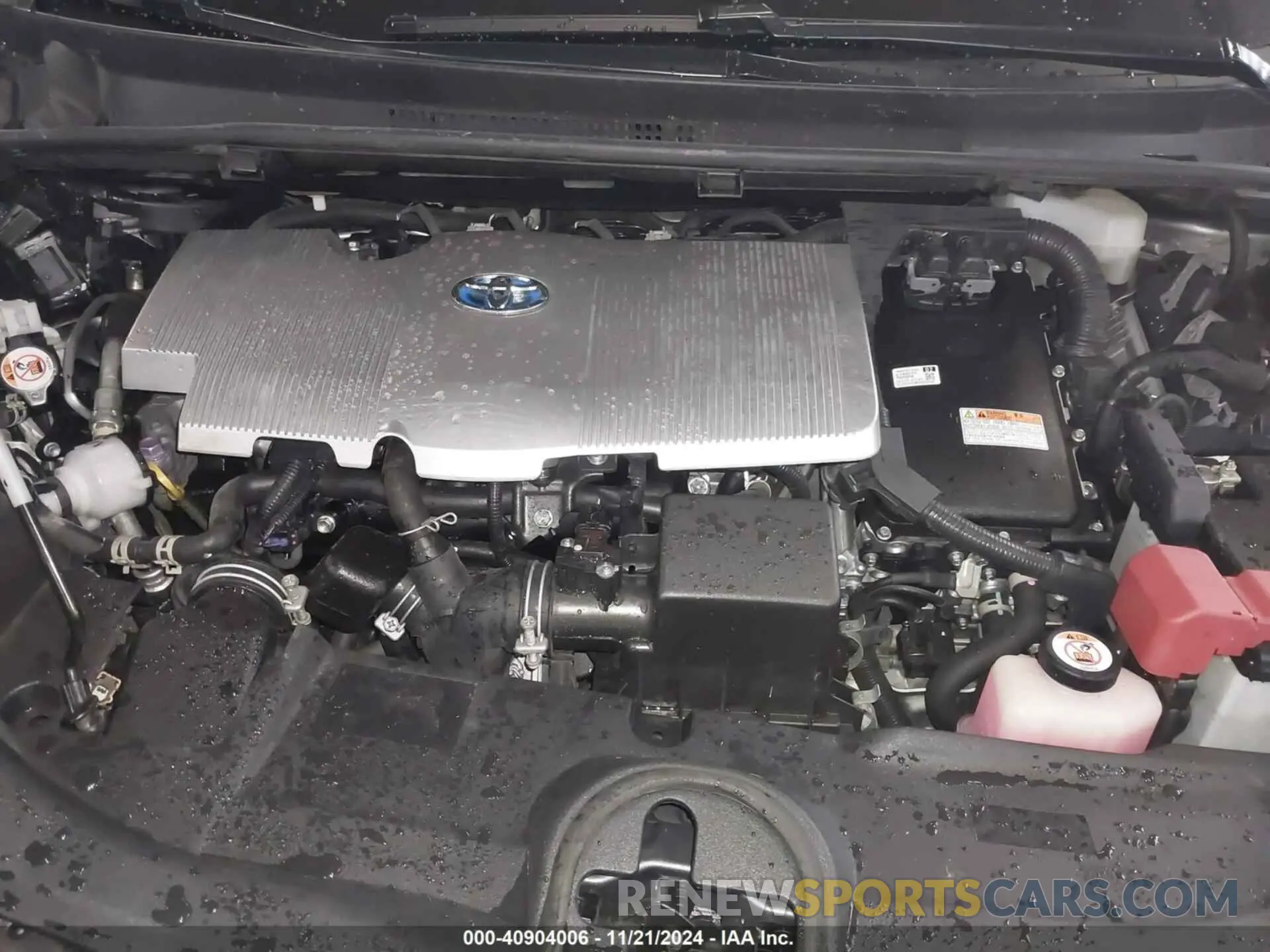10 fotografías del automóvil dañado JTDL9MFU1M3022680 TOYOTA PRIUS 2021