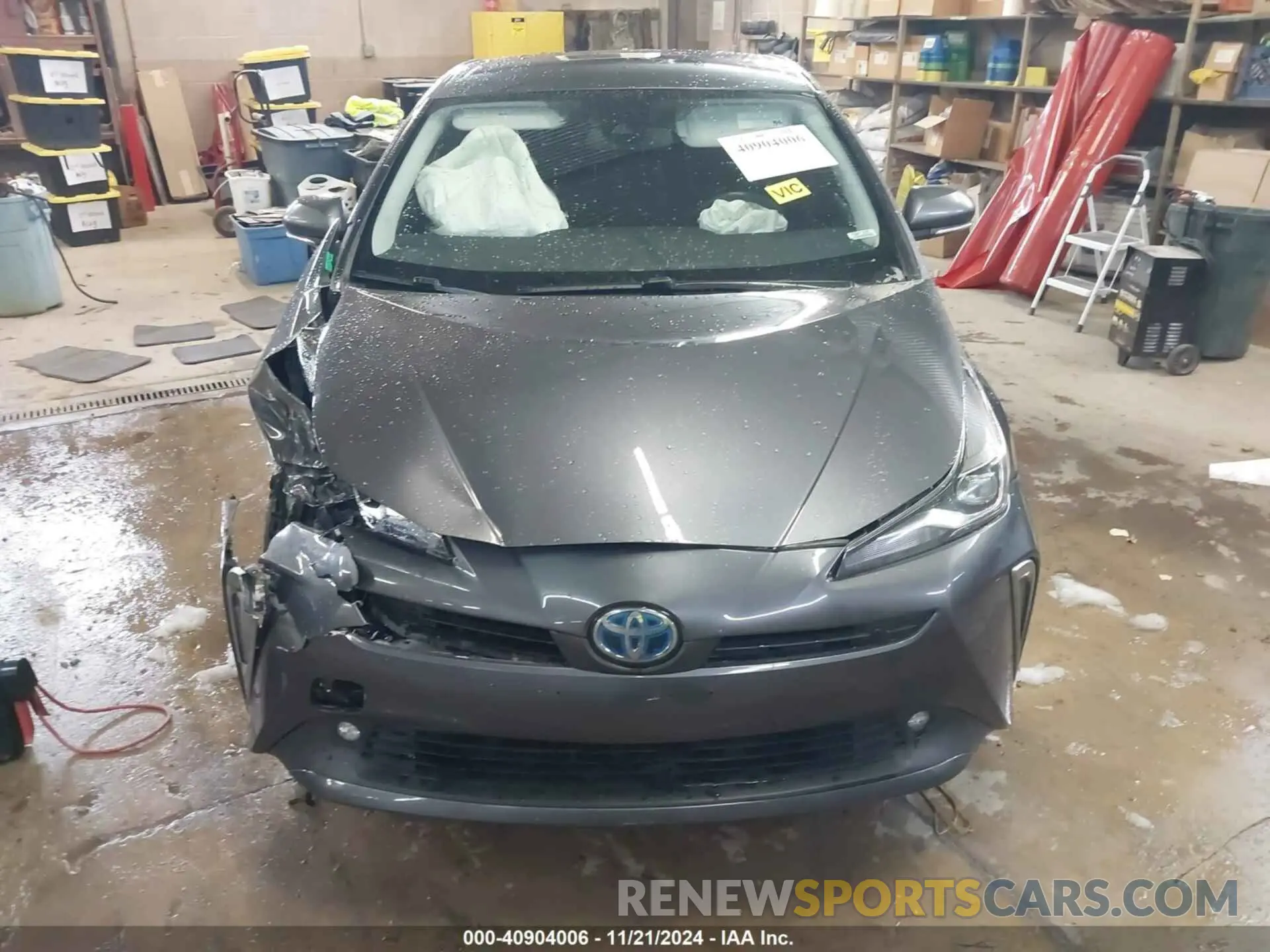 11 fotografías del automóvil dañado JTDL9MFU1M3022680 TOYOTA PRIUS 2021