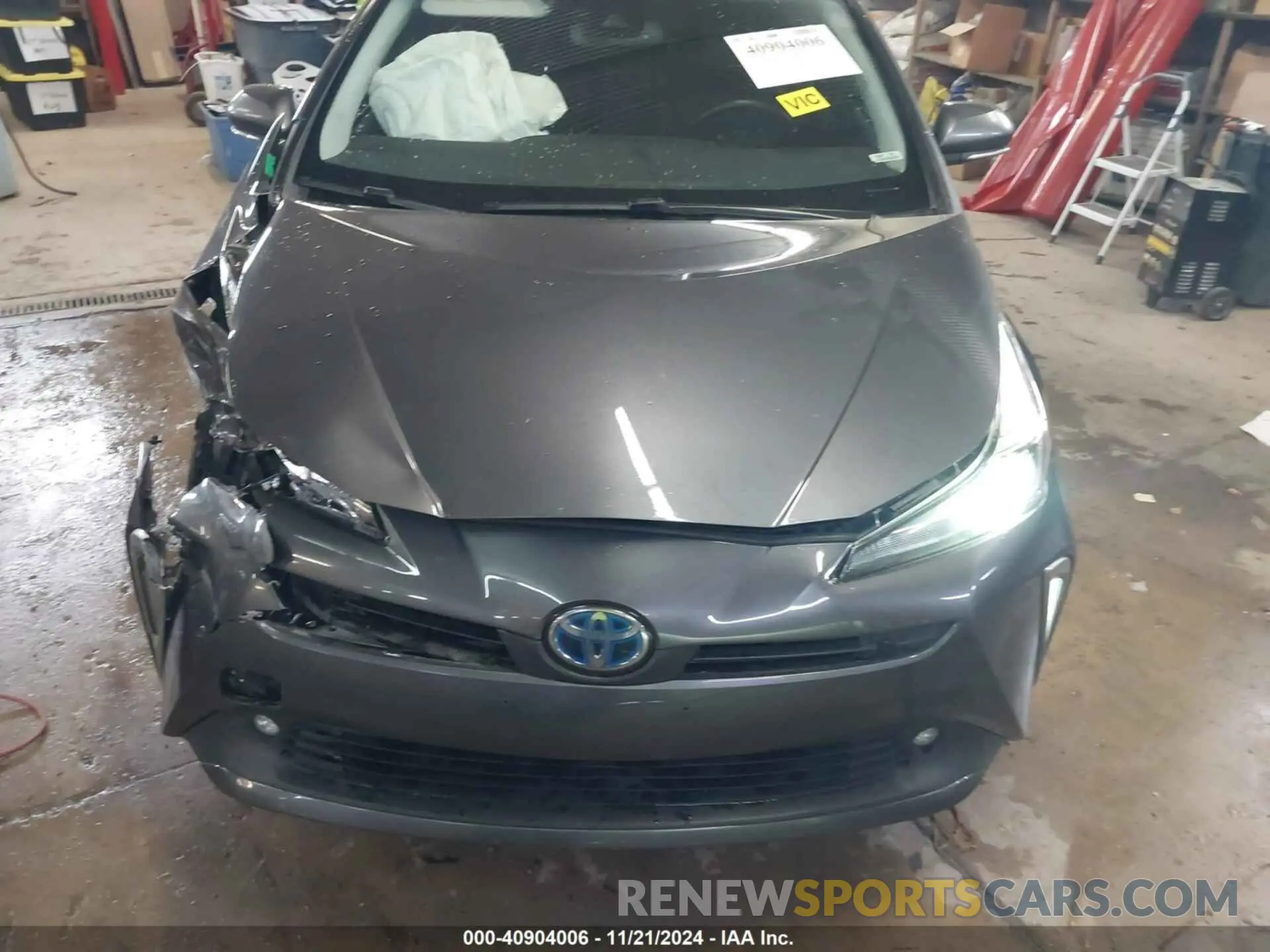 6 fotografías del automóvil dañado JTDL9MFU1M3022680 TOYOTA PRIUS 2021