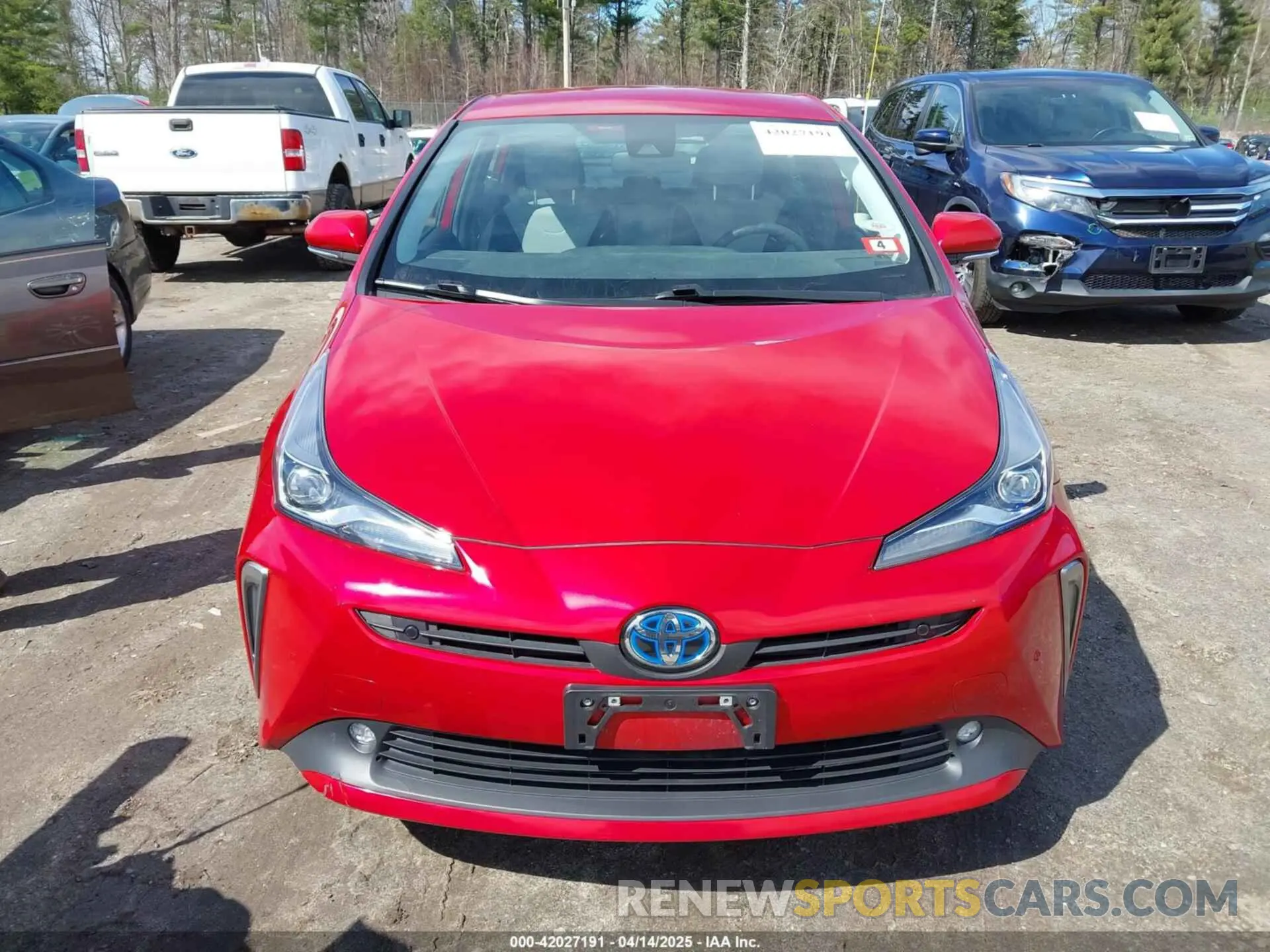12 fotografías del automóvil dañado JTDL9MFU1M3028284 TOYOTA PRIUS 2021