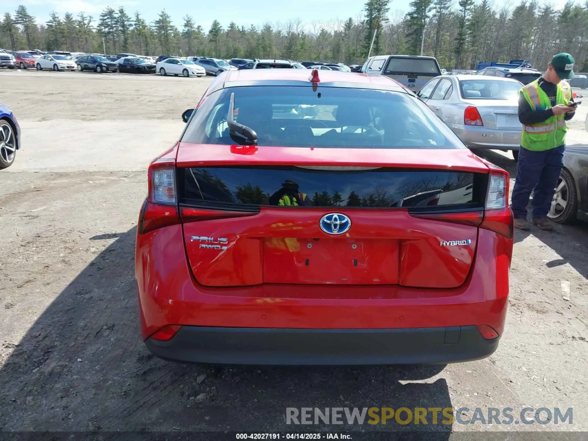 16 fotografías del automóvil dañado JTDL9MFU1M3028284 TOYOTA PRIUS 2021