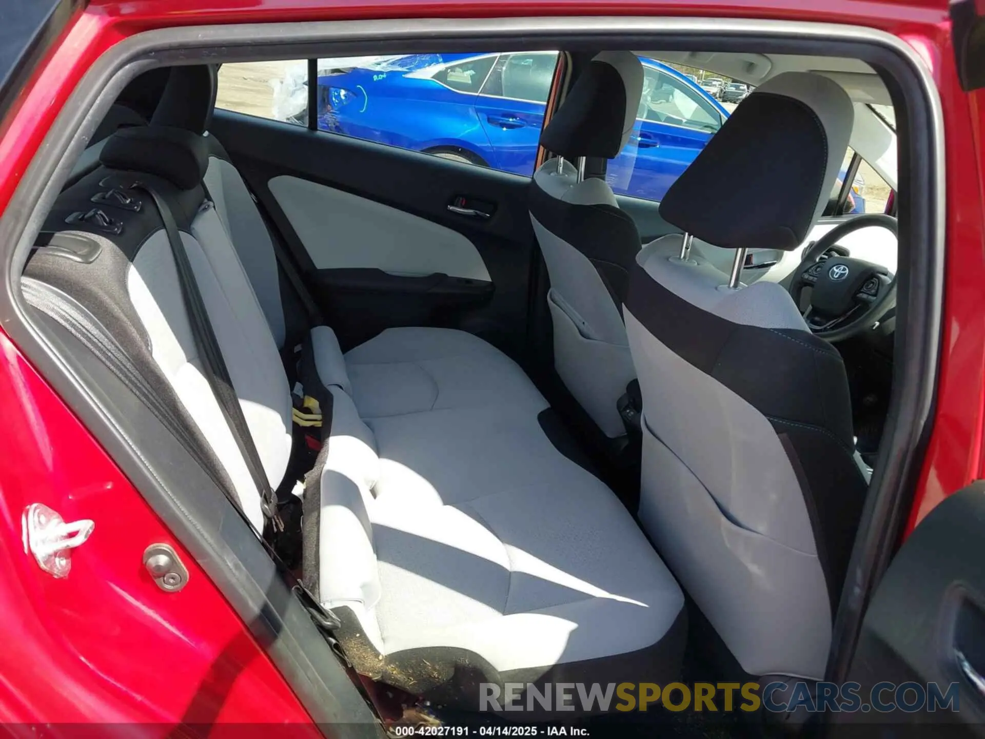 8 fotografías del automóvil dañado JTDL9MFU1M3028284 TOYOTA PRIUS 2021