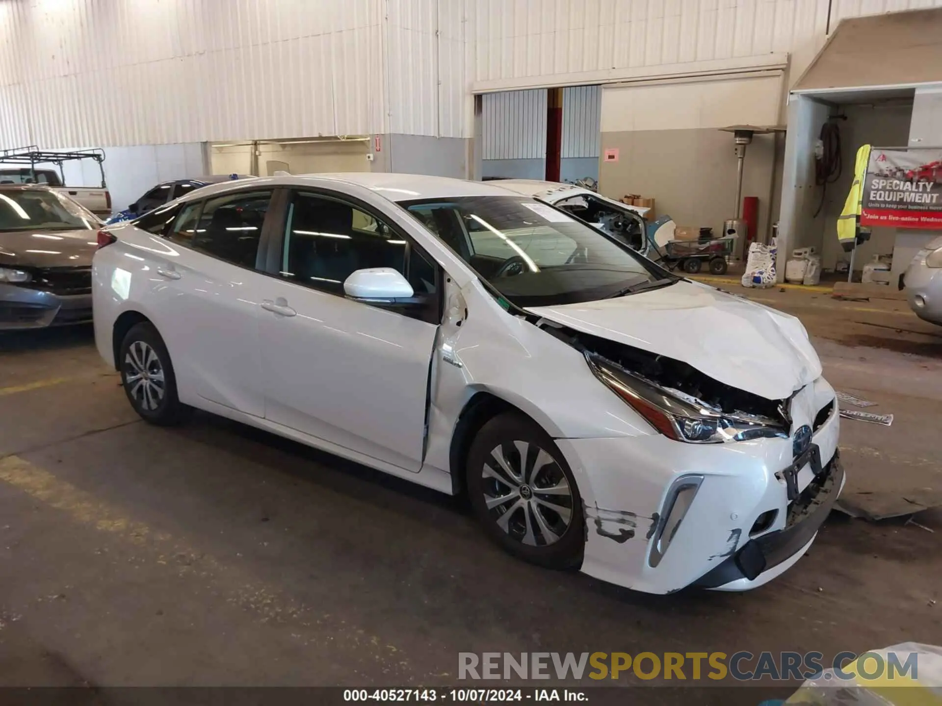 1 fotografías del automóvil dañado JTDL9MFU1M3028916 TOYOTA PRIUS 2021