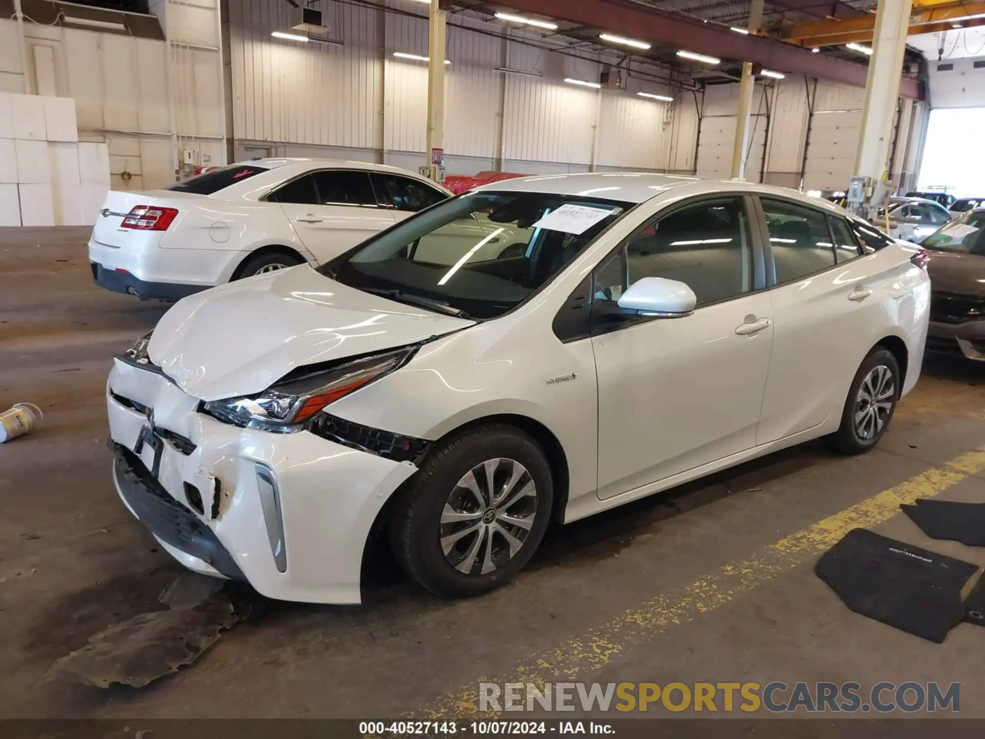 2 fotografías del automóvil dañado JTDL9MFU1M3028916 TOYOTA PRIUS 2021