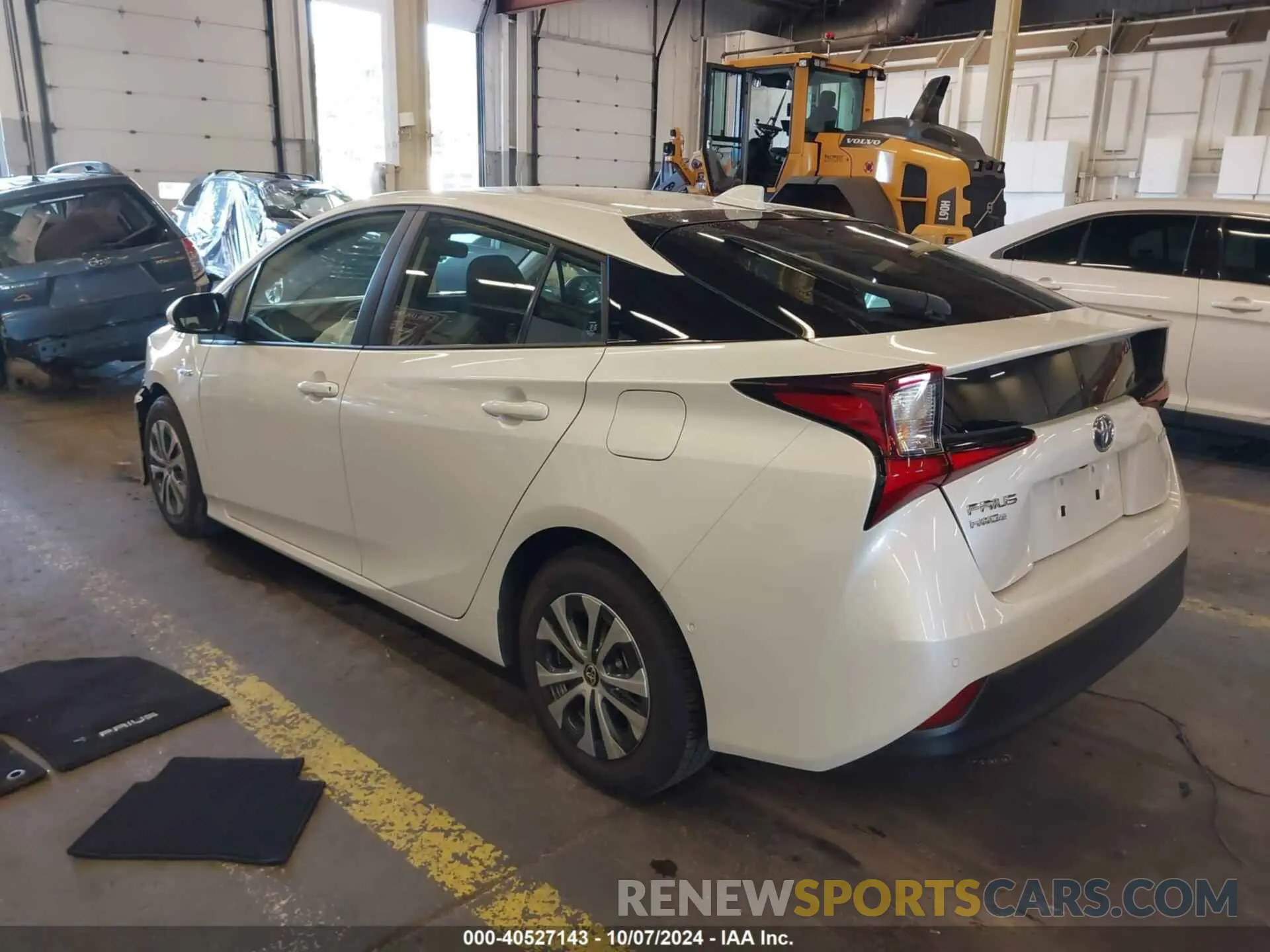 3 fotografías del automóvil dañado JTDL9MFU1M3028916 TOYOTA PRIUS 2021