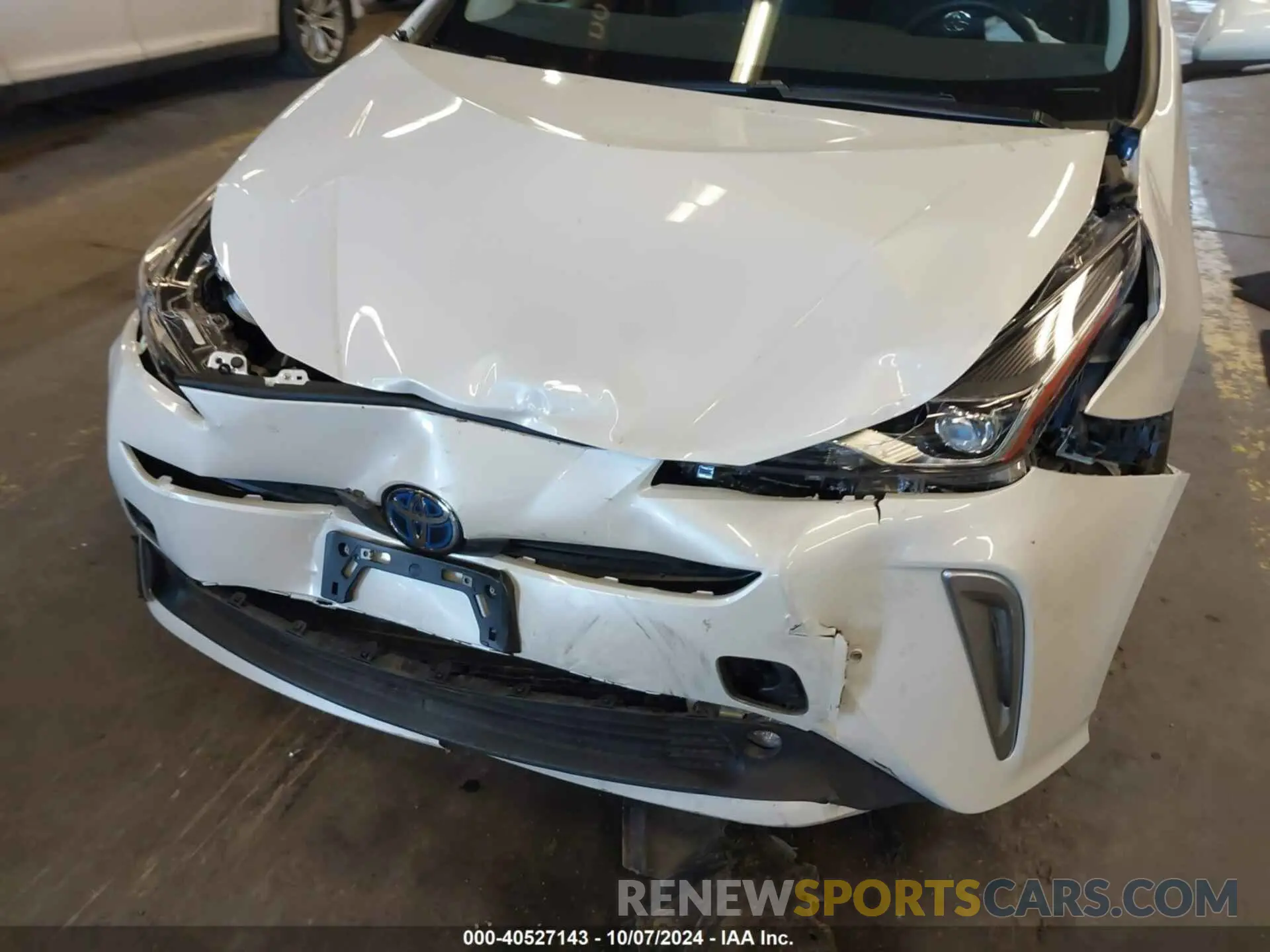 6 fotografías del automóvil dañado JTDL9MFU1M3028916 TOYOTA PRIUS 2021