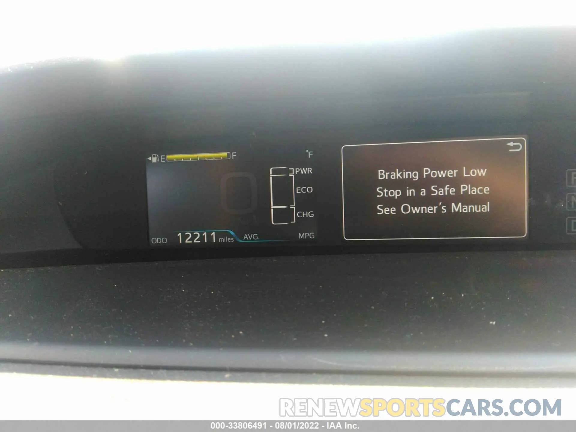 7 fotografías del automóvil dañado JTDL9MFU3M3024740 TOYOTA PRIUS 2021