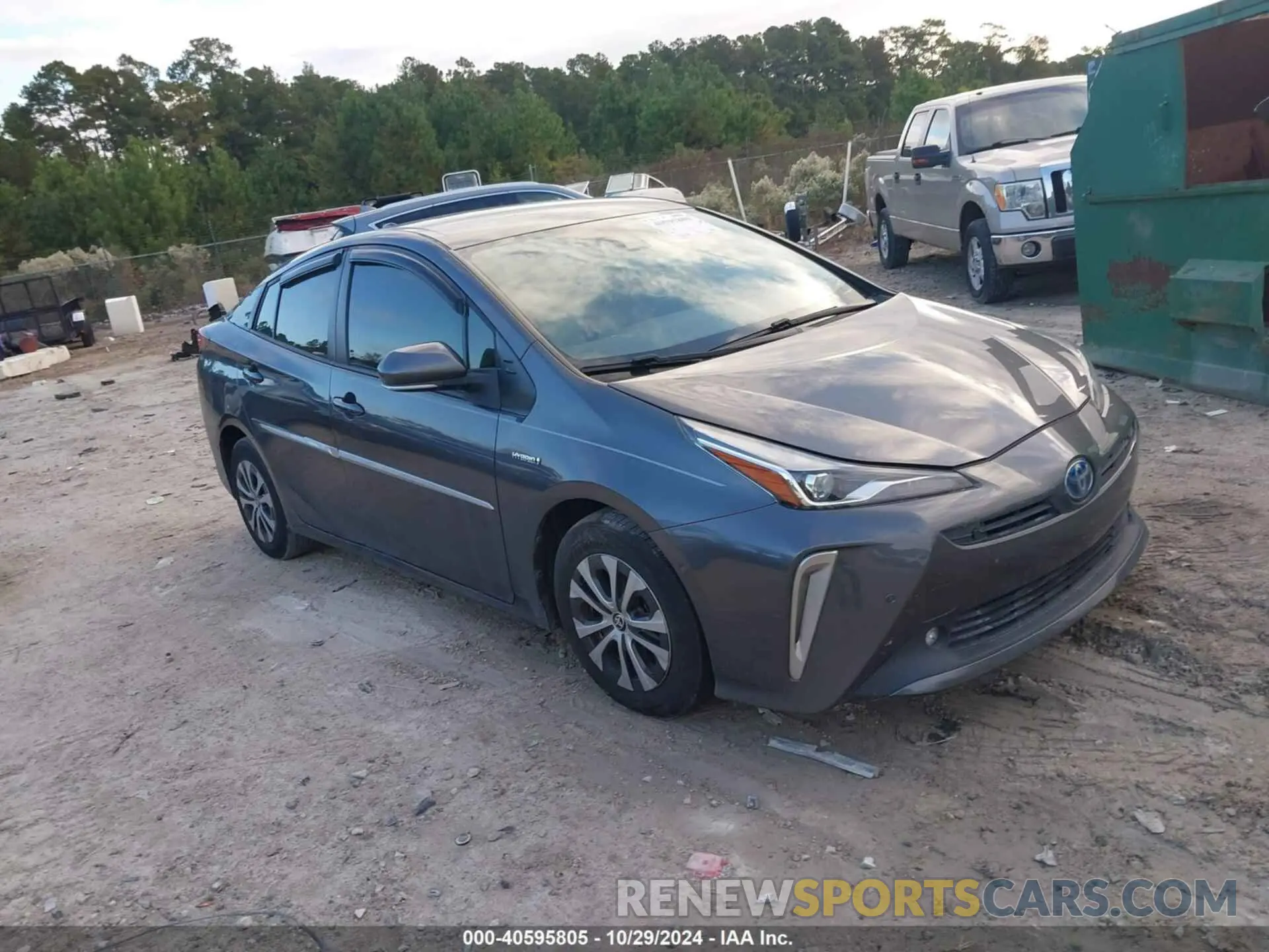 1 fotografías del automóvil dañado JTDL9MFU3M3031283 TOYOTA PRIUS 2021