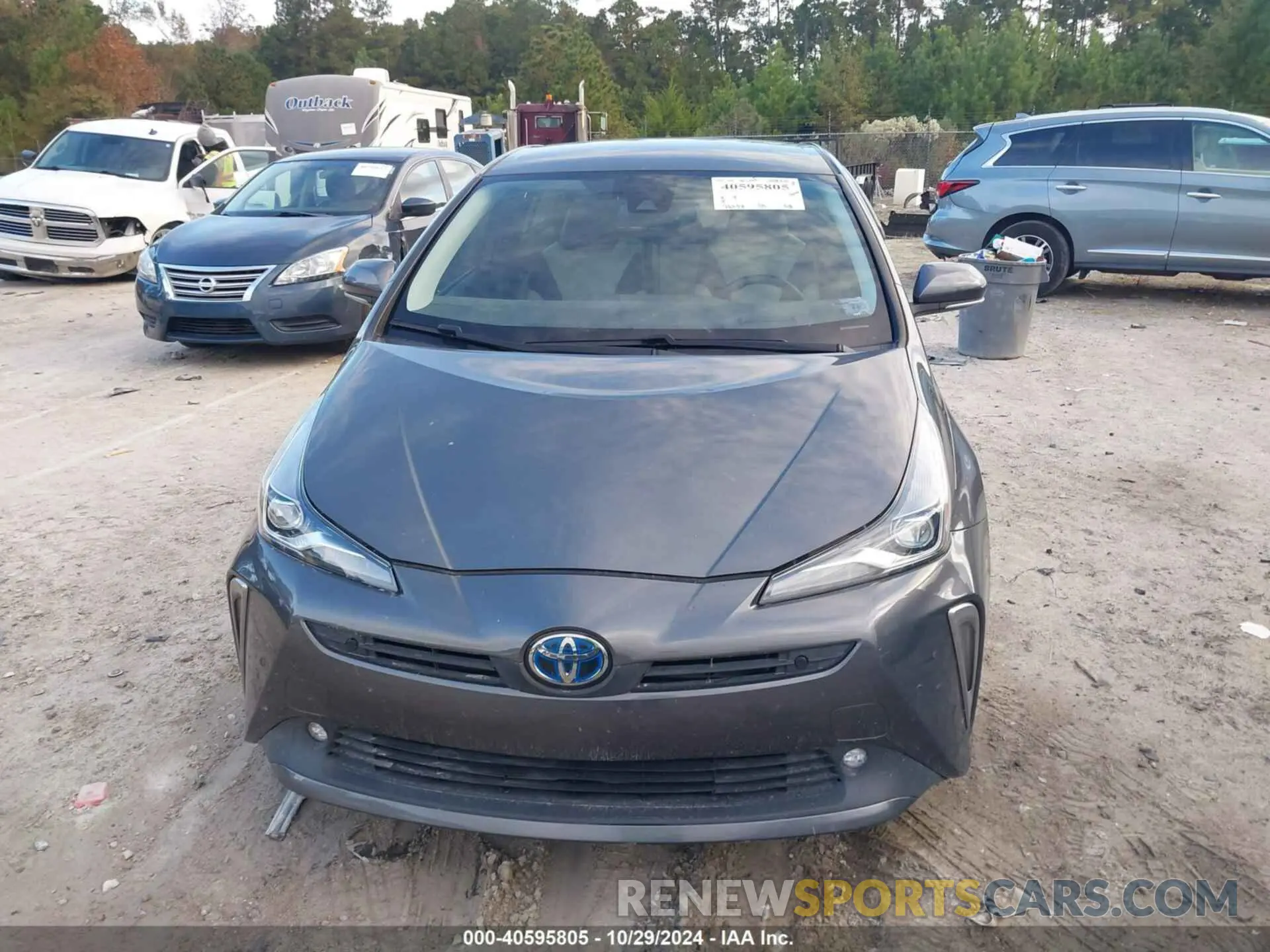 12 fotografías del automóvil dañado JTDL9MFU3M3031283 TOYOTA PRIUS 2021