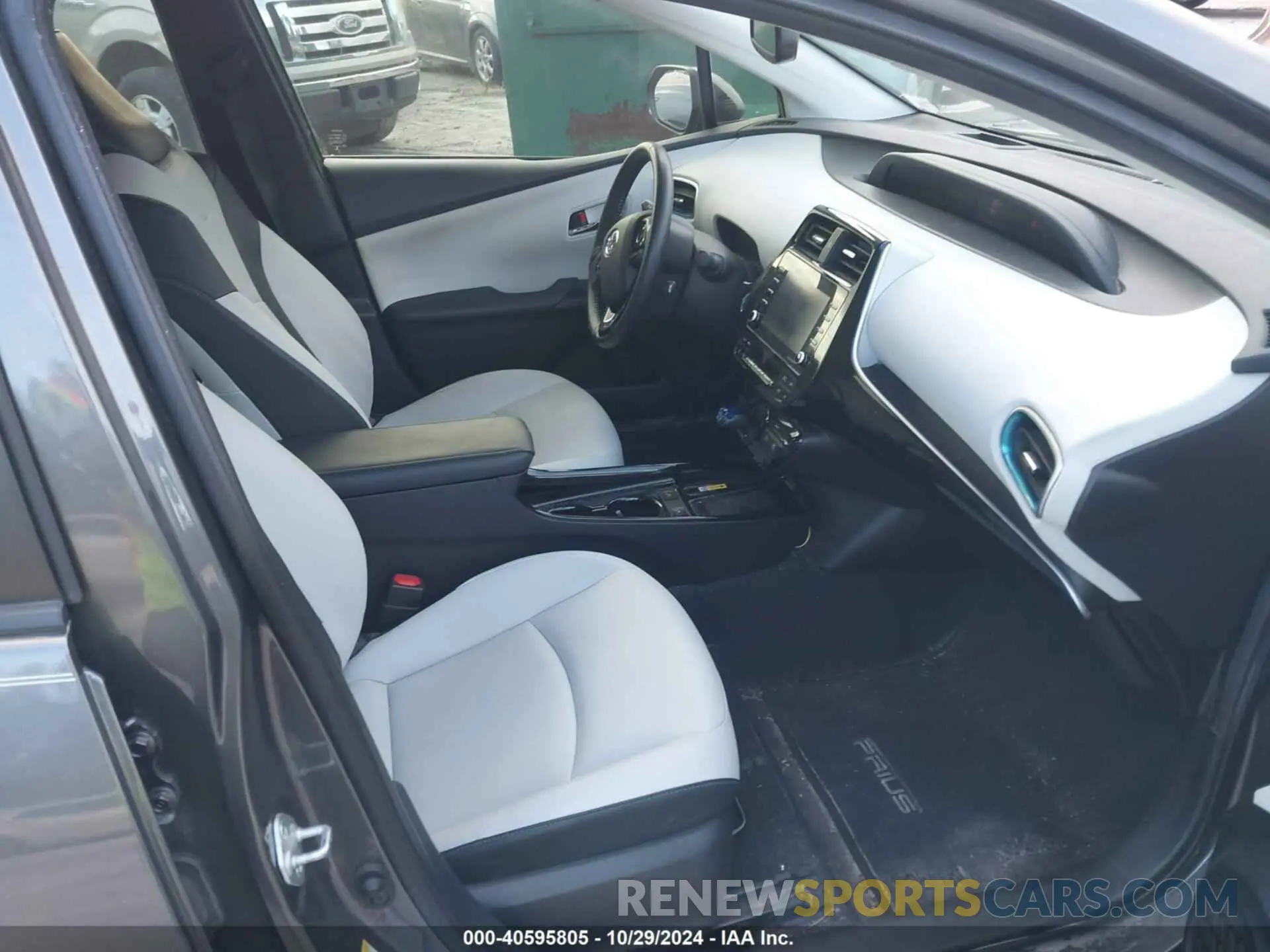5 fotografías del automóvil dañado JTDL9MFU3M3031283 TOYOTA PRIUS 2021