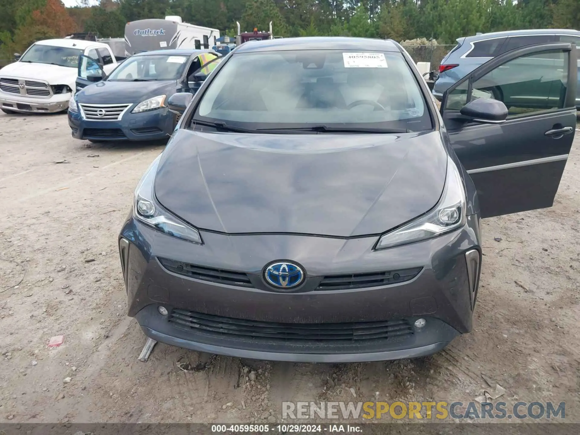 6 fotografías del automóvil dañado JTDL9MFU3M3031283 TOYOTA PRIUS 2021