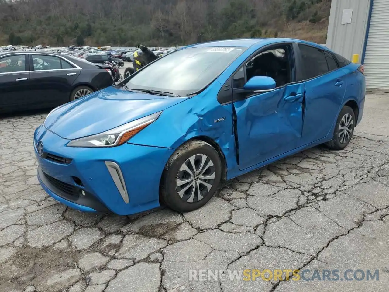 1 fotografías del automóvil dañado JTDL9MFU4M3023788 TOYOTA PRIUS 2021