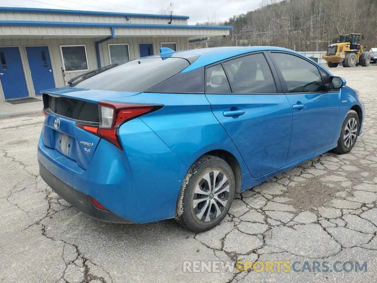 3 fotografías del automóvil dañado JTDL9MFU4M3023788 TOYOTA PRIUS 2021