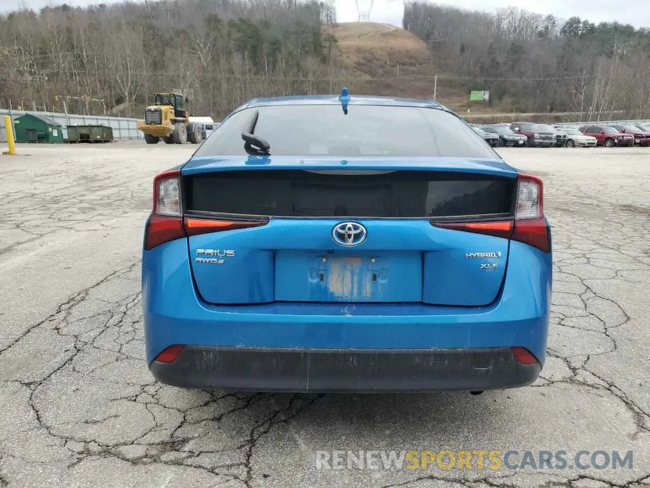 6 fotografías del automóvil dañado JTDL9MFU4M3023788 TOYOTA PRIUS 2021