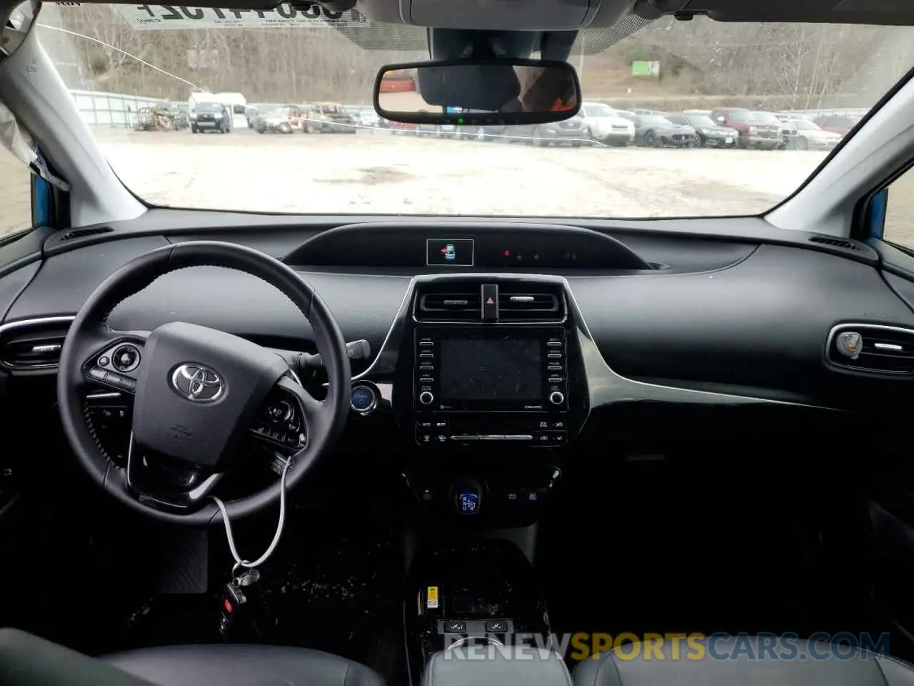 8 fotografías del automóvil dañado JTDL9MFU4M3023788 TOYOTA PRIUS 2021