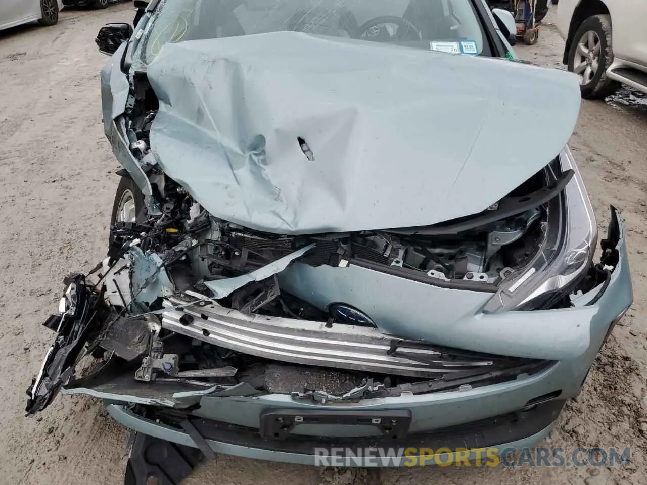11 fotografías del automóvil dañado JTDL9MFU4M3025430 TOYOTA PRIUS 2021