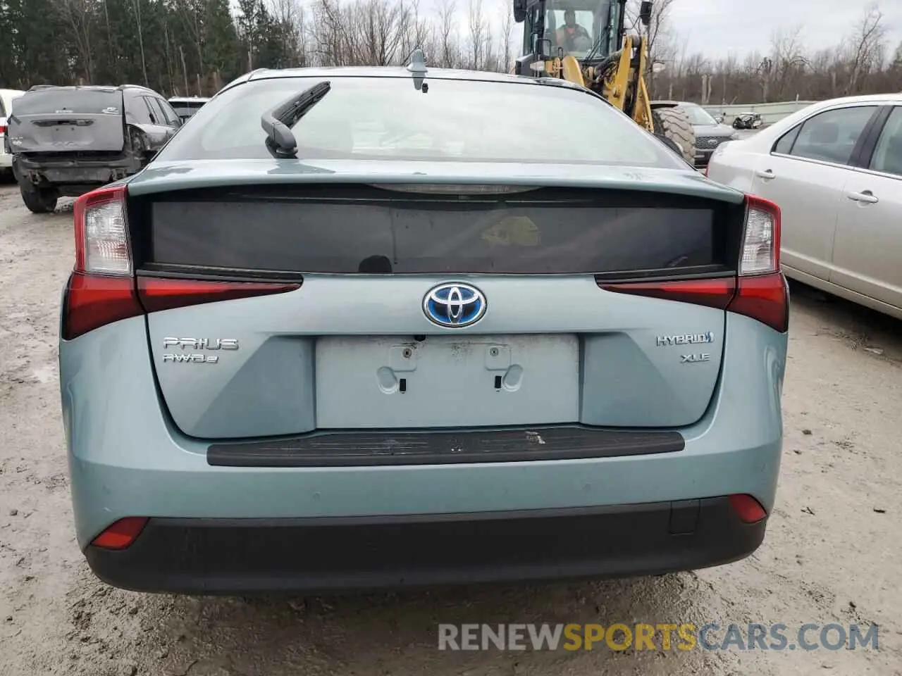 6 fotografías del automóvil dañado JTDL9MFU4M3025430 TOYOTA PRIUS 2021