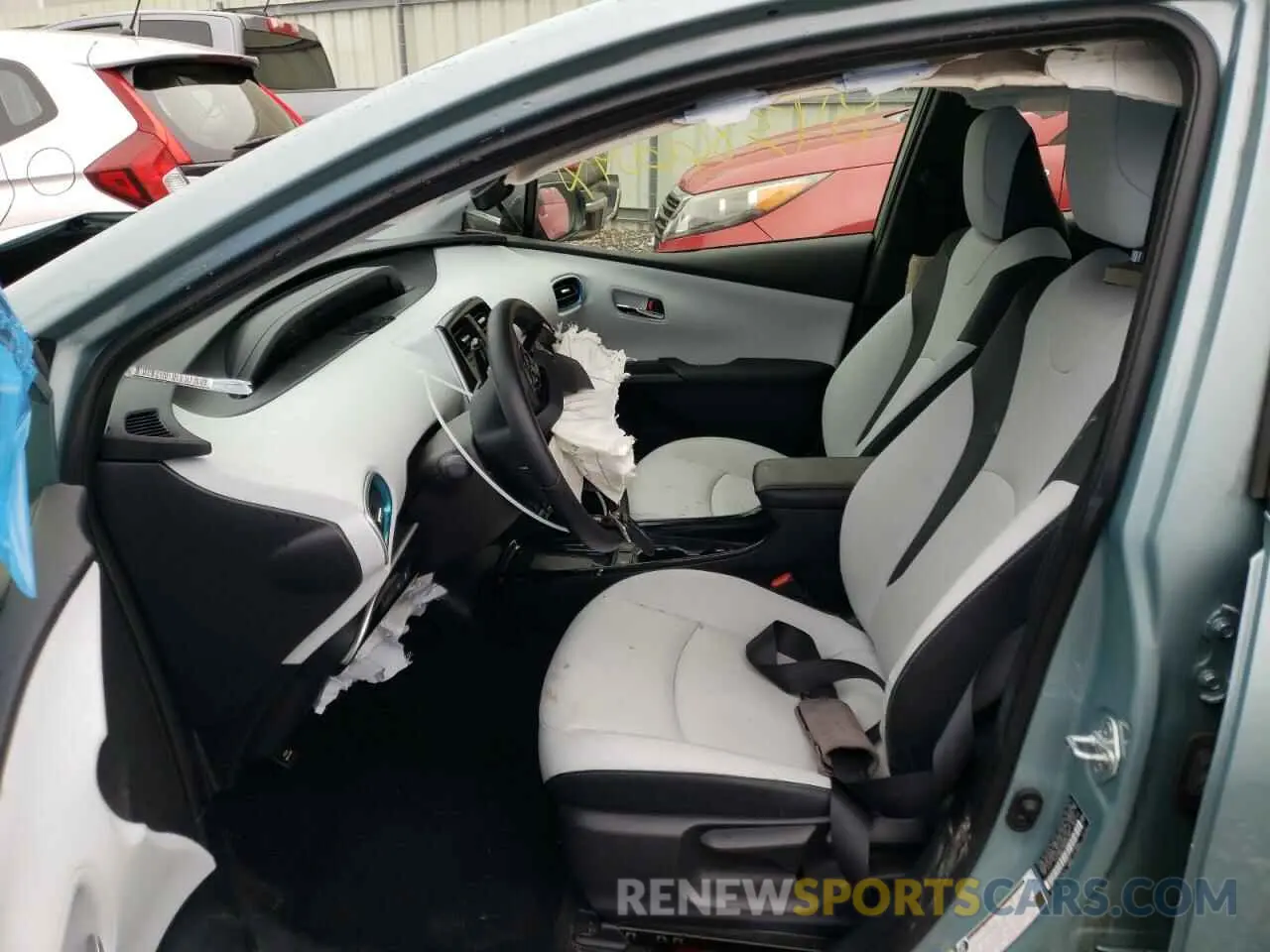 7 fotografías del automóvil dañado JTDL9MFU4M3025430 TOYOTA PRIUS 2021