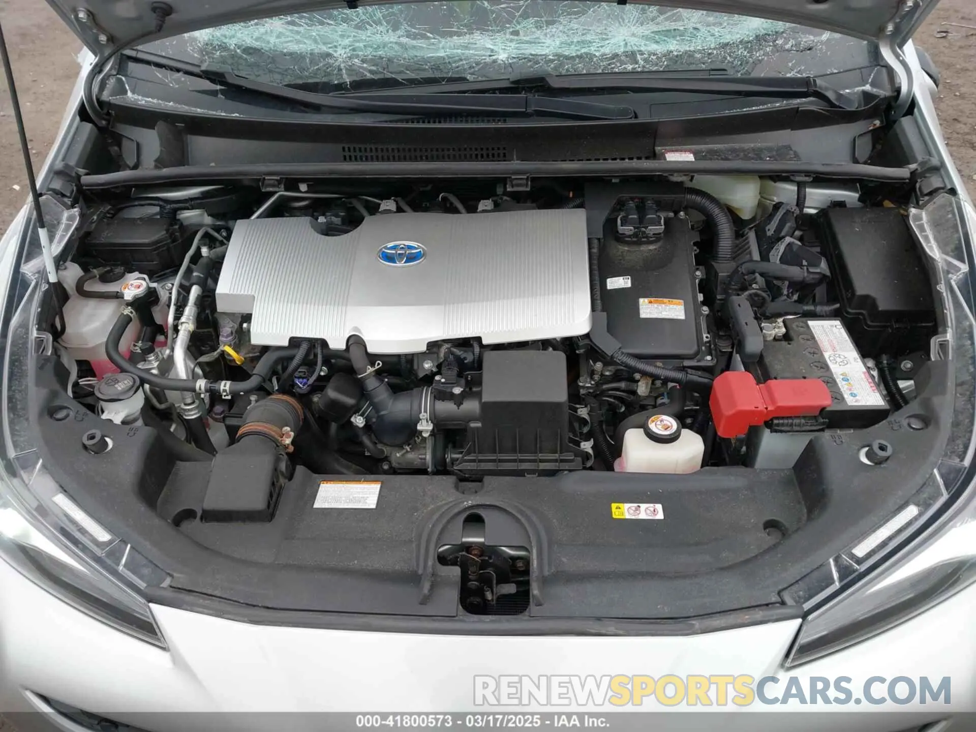 10 fotografías del automóvil dañado JTDL9MFU4M3028389 TOYOTA PRIUS 2021