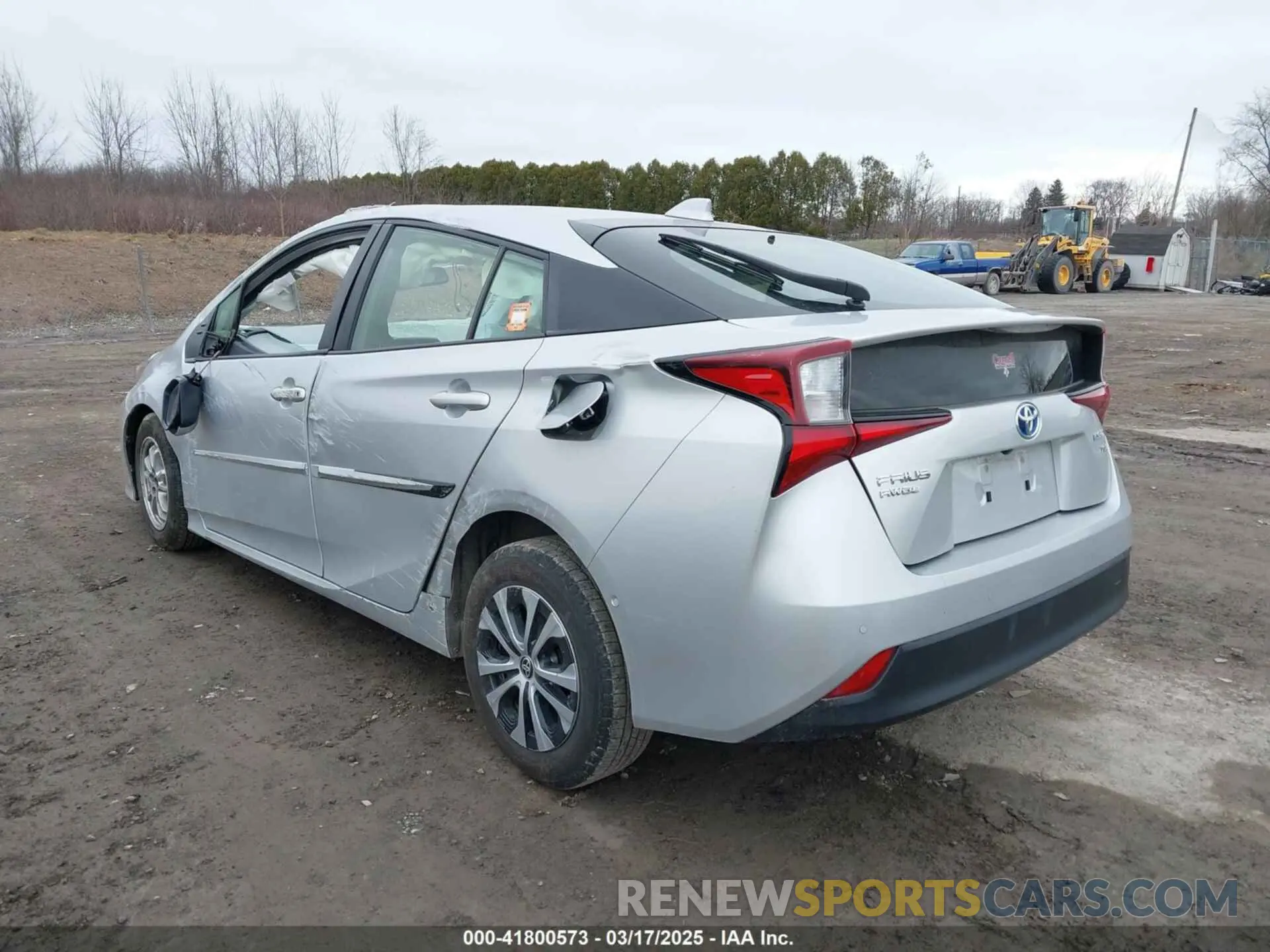 3 fotografías del automóvil dañado JTDL9MFU4M3028389 TOYOTA PRIUS 2021