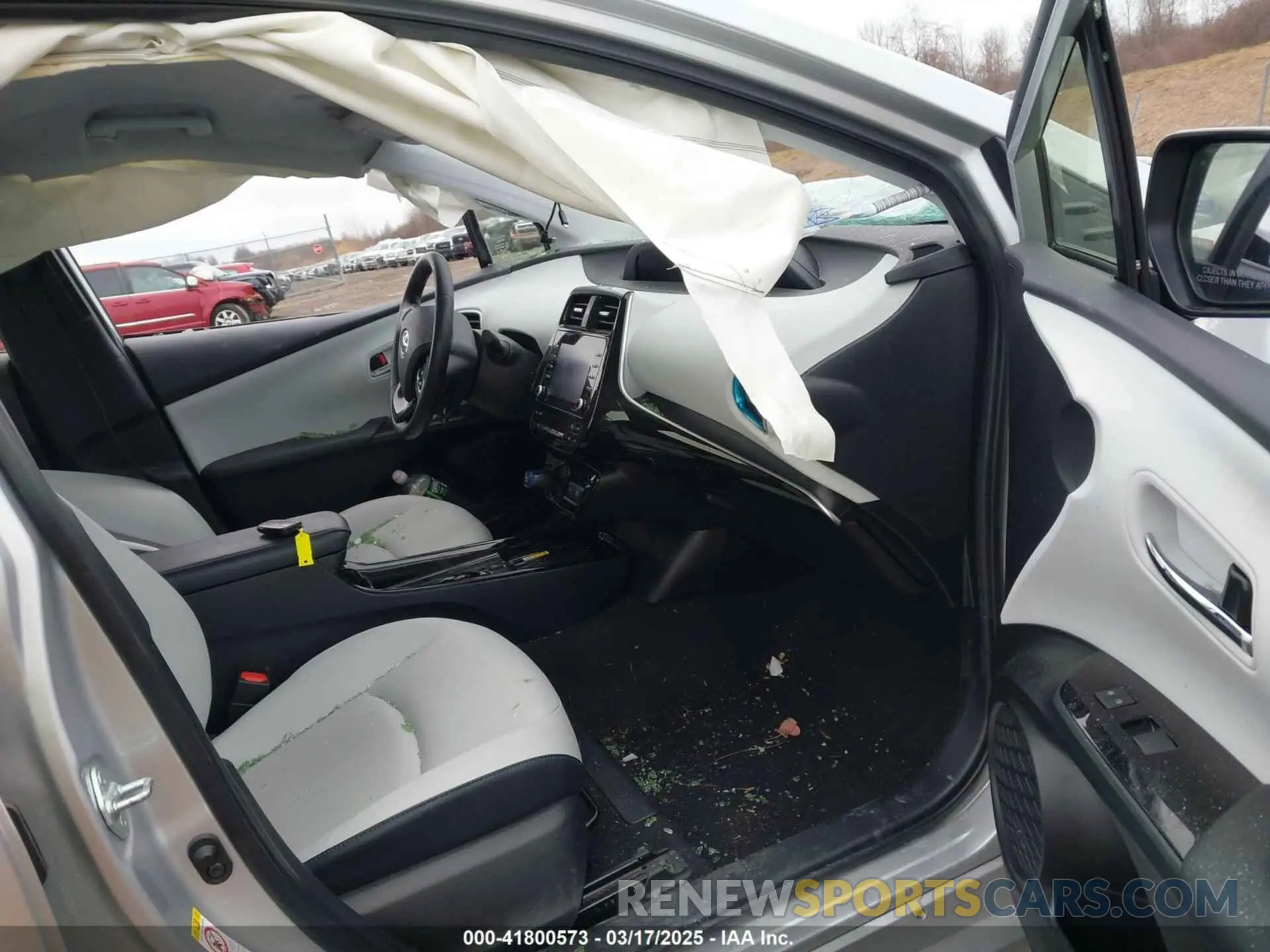 5 fotografías del automóvil dañado JTDL9MFU4M3028389 TOYOTA PRIUS 2021