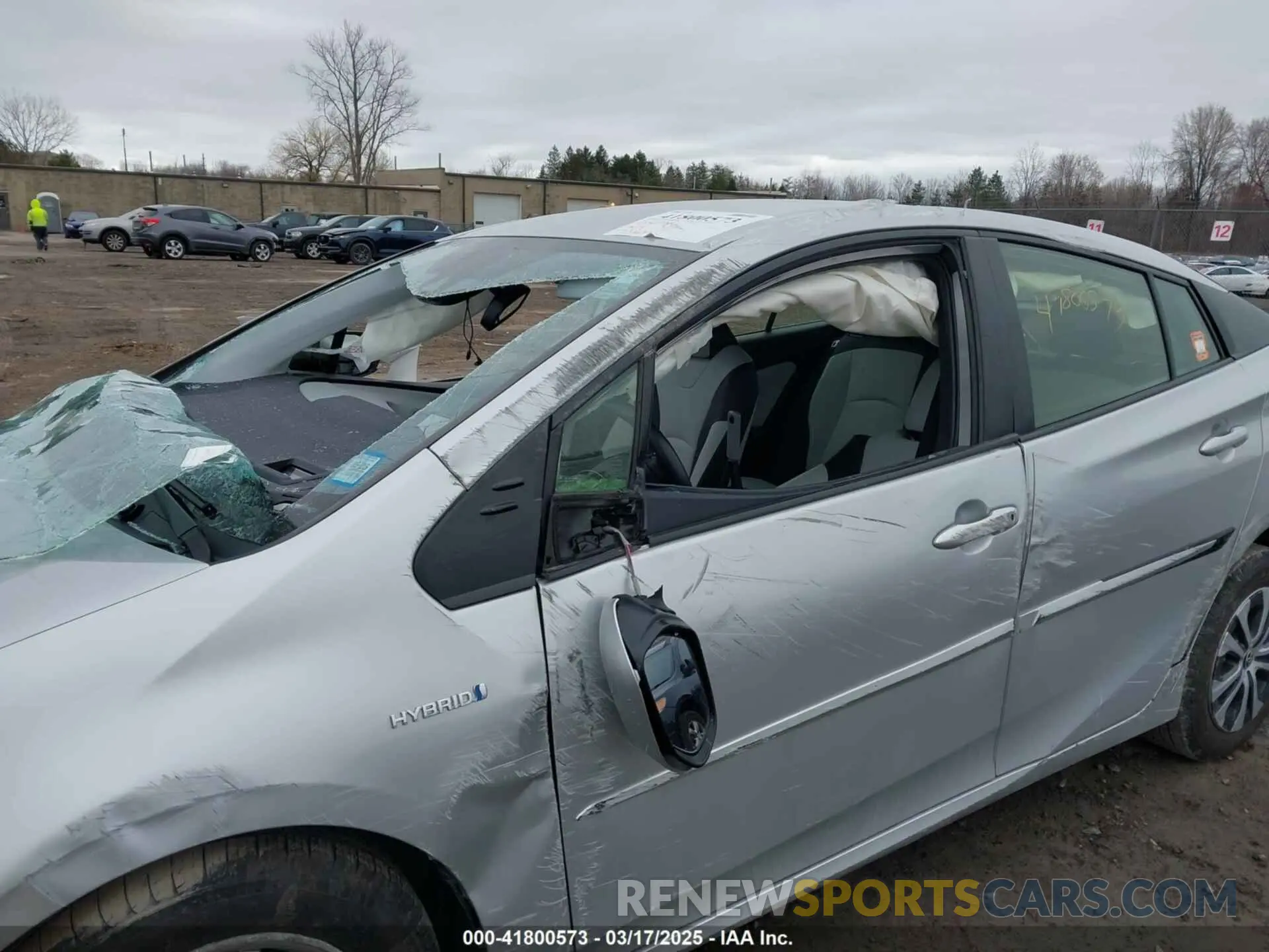 6 fotografías del automóvil dañado JTDL9MFU4M3028389 TOYOTA PRIUS 2021