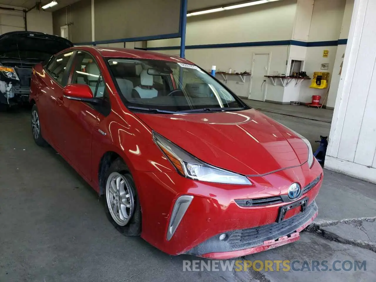 1 fotografías del automóvil dañado JTDL9MFU4M3029347 TOYOTA PRIUS 2021