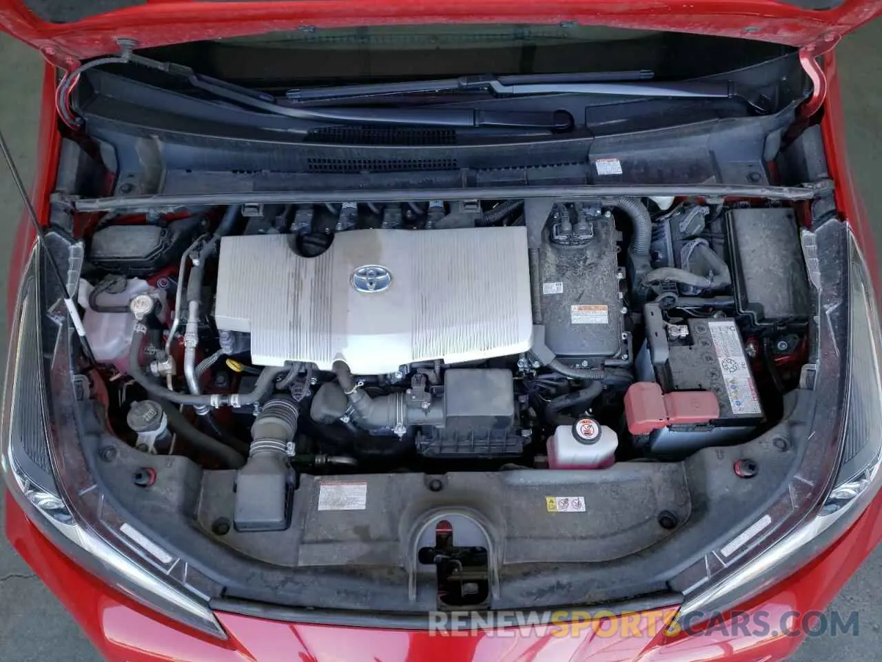 7 fotografías del automóvil dañado JTDL9MFU4M3029347 TOYOTA PRIUS 2021