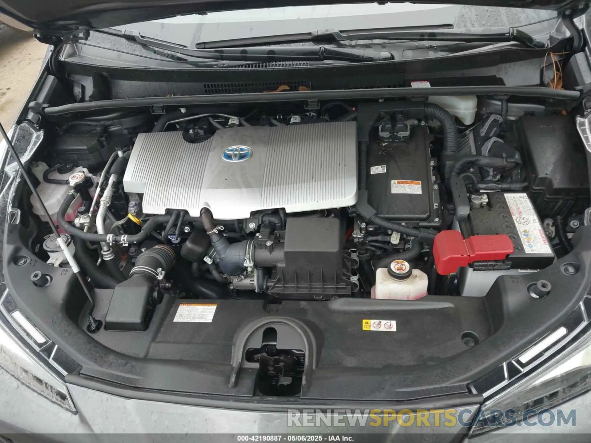10 fotografías del automóvil dañado JTDL9MFU5M3023704 TOYOTA PRIUS 2021