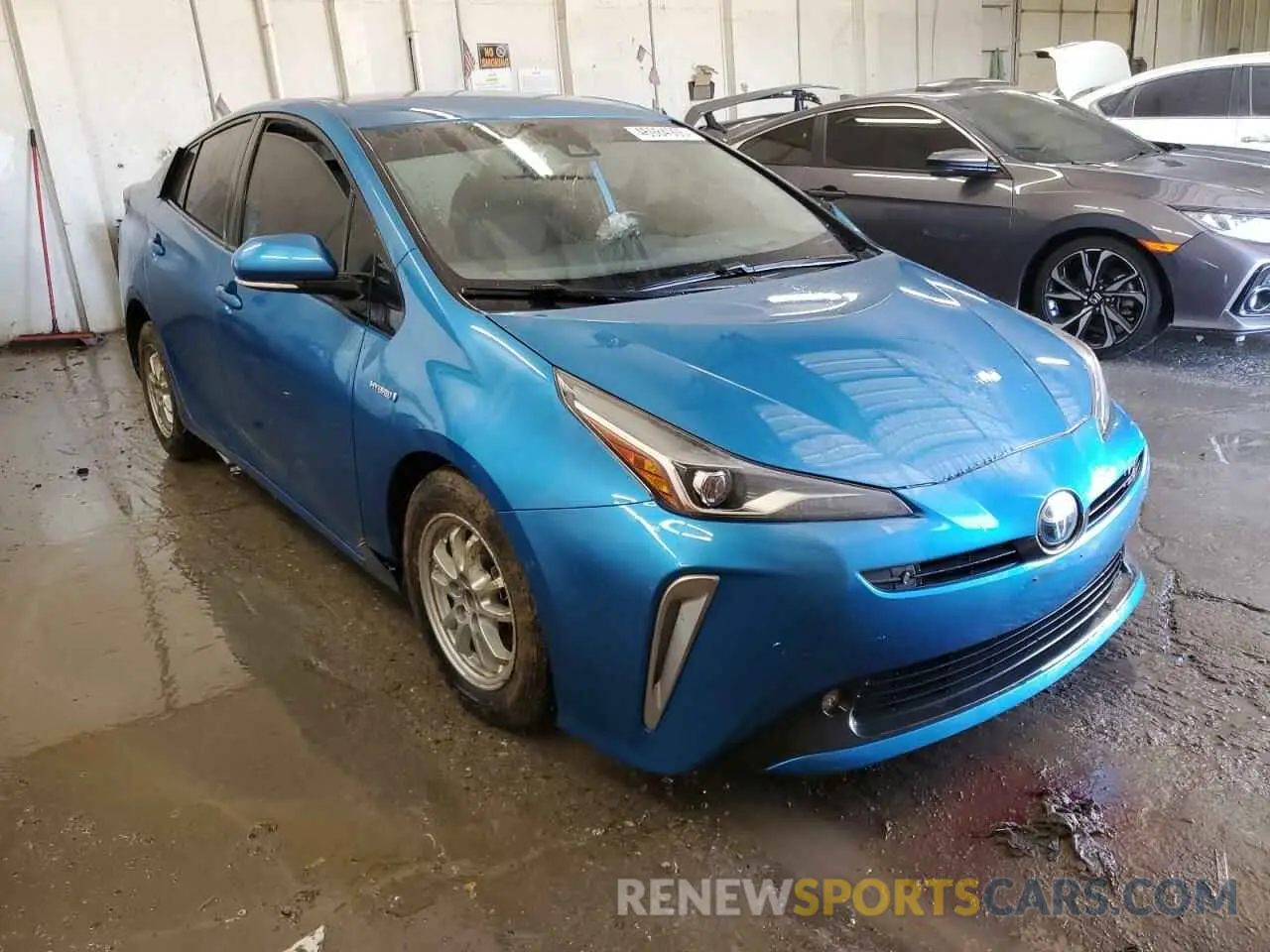 4 fotografías del automóvil dañado JTDL9MFU6M3030094 TOYOTA PRIUS 2021