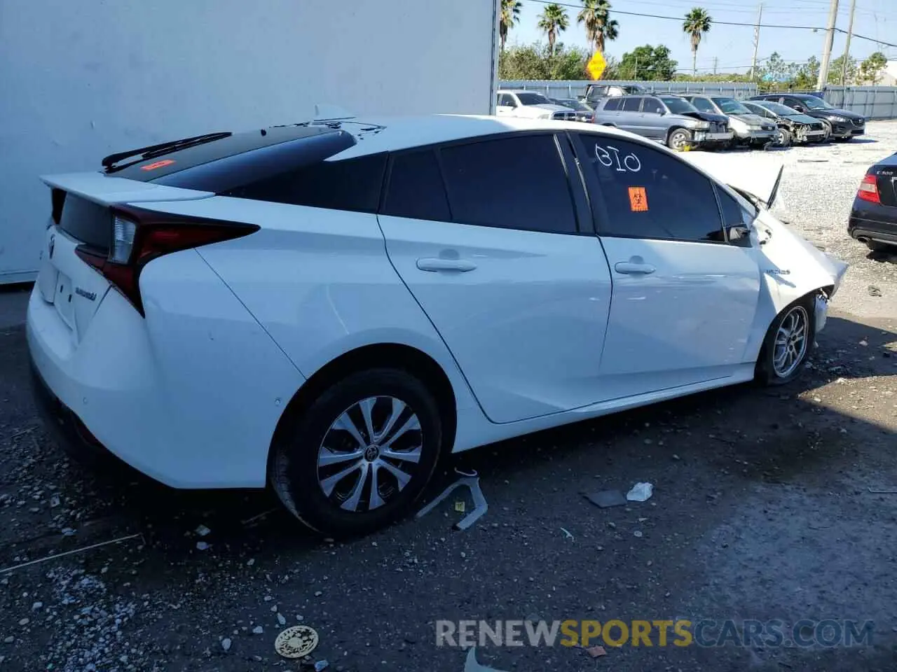3 fotografías del automóvil dañado JTDL9MFU9M3022975 TOYOTA PRIUS 2021